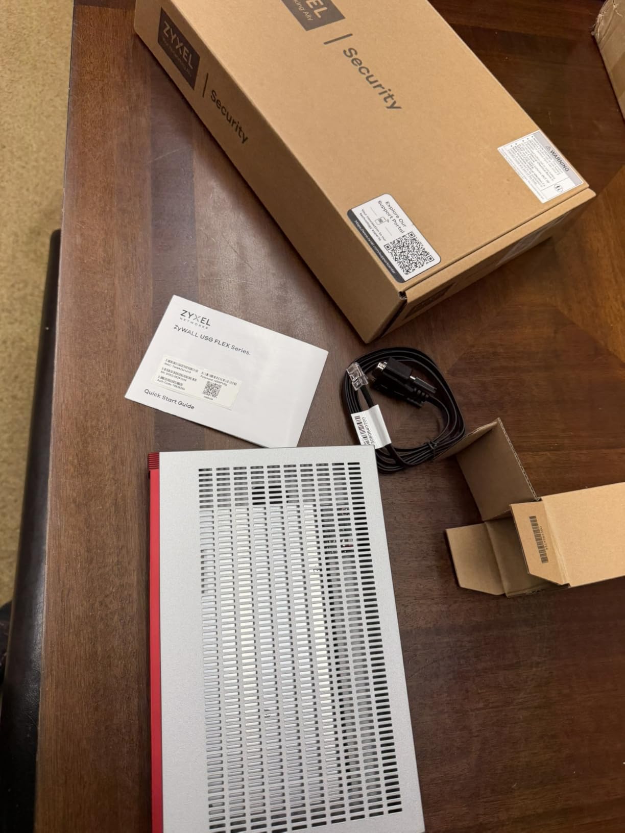 Zyxel USGFLEX200H Firewall | 50 Users | 1 Year Gold Security Pack | 6x Gigabit + 2x 2.5G Ports, 6.5 Gbps SPI Throughput, Fanless, RJ-45 Console, IPSec/SSL VPN, IPS, Anti-Malware, TAA Compliant customer photo 1