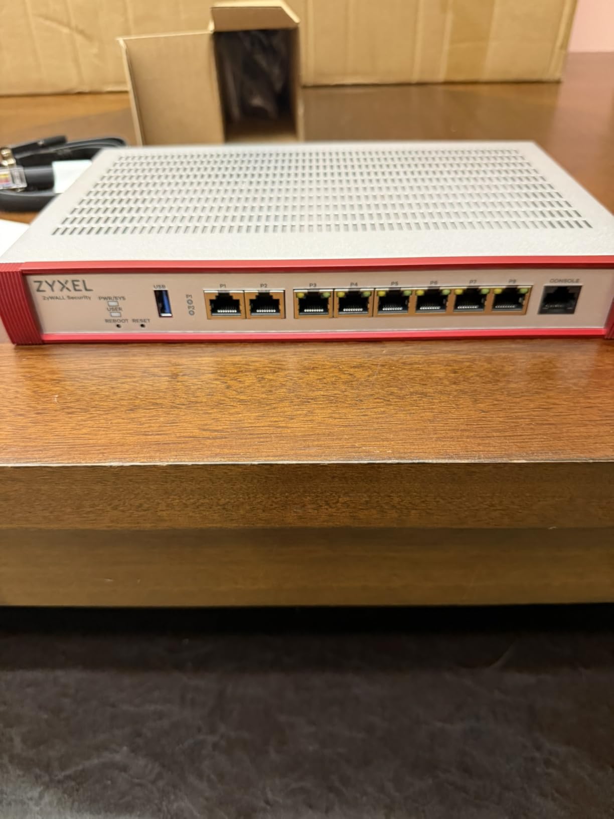 Zyxel USGFLEX200H Firewall | 50 Users | 1 Year Gold Security Pack | 6x Gigabit + 2x 2.5G Ports, 6.5 Gbps SPI Throughput, Fanless, RJ-45 Console, IPSec/SSL VPN, IPS, Anti-Malware, TAA Compliant customer photo 2