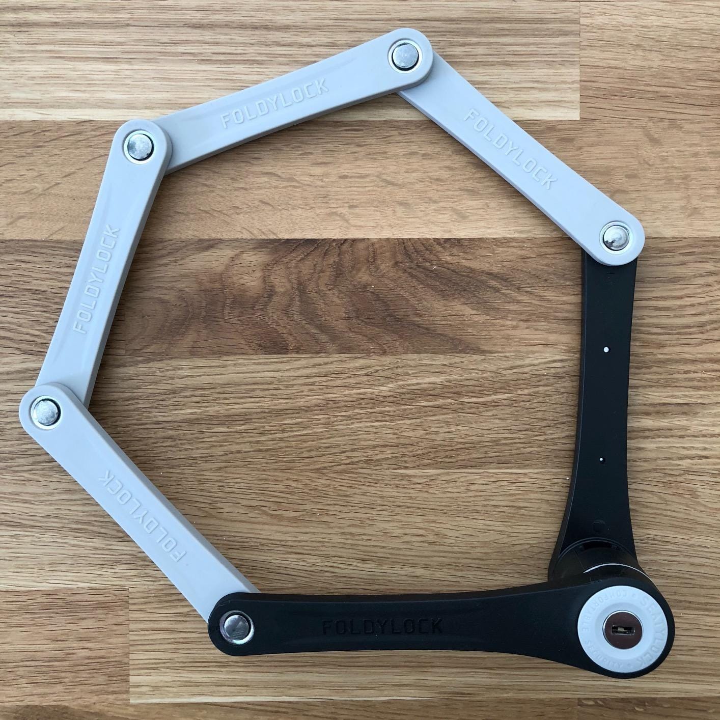 Seatylock FoldyLock Mini Lightweight Folding Bike Lock with Keys, 29.5 in customer photo 1
