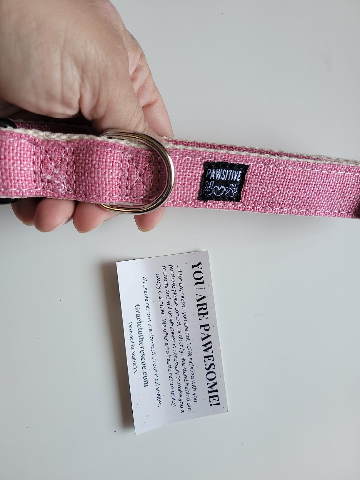 Hypoallergenic Dog Collar - Great for Sensitive Skin, Soft Collar for Dogs, Soft Organic & Earth Friendly (Small, Light Blue) customer photo 2