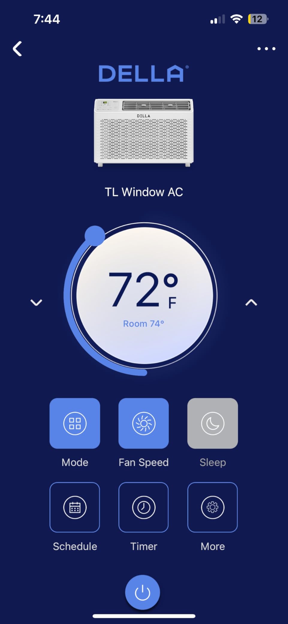 DELLA 8000 BTU Energy Saving Window Air Conditioner, Work with Alexa, Cools Up to 350 Sq. Ft, GEO Location, AC Unit with WIFI Smart Controls, Remote, Dehumidifier, Fan, Reusable Filter, Easy Install customer photo 2