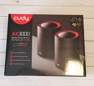 Cudy AX3000 Wi-Fi 6 Mesh System, 970 sq.ft, VPN, 1x2.5G, M3000 1.0 2-Pack customer photo 2