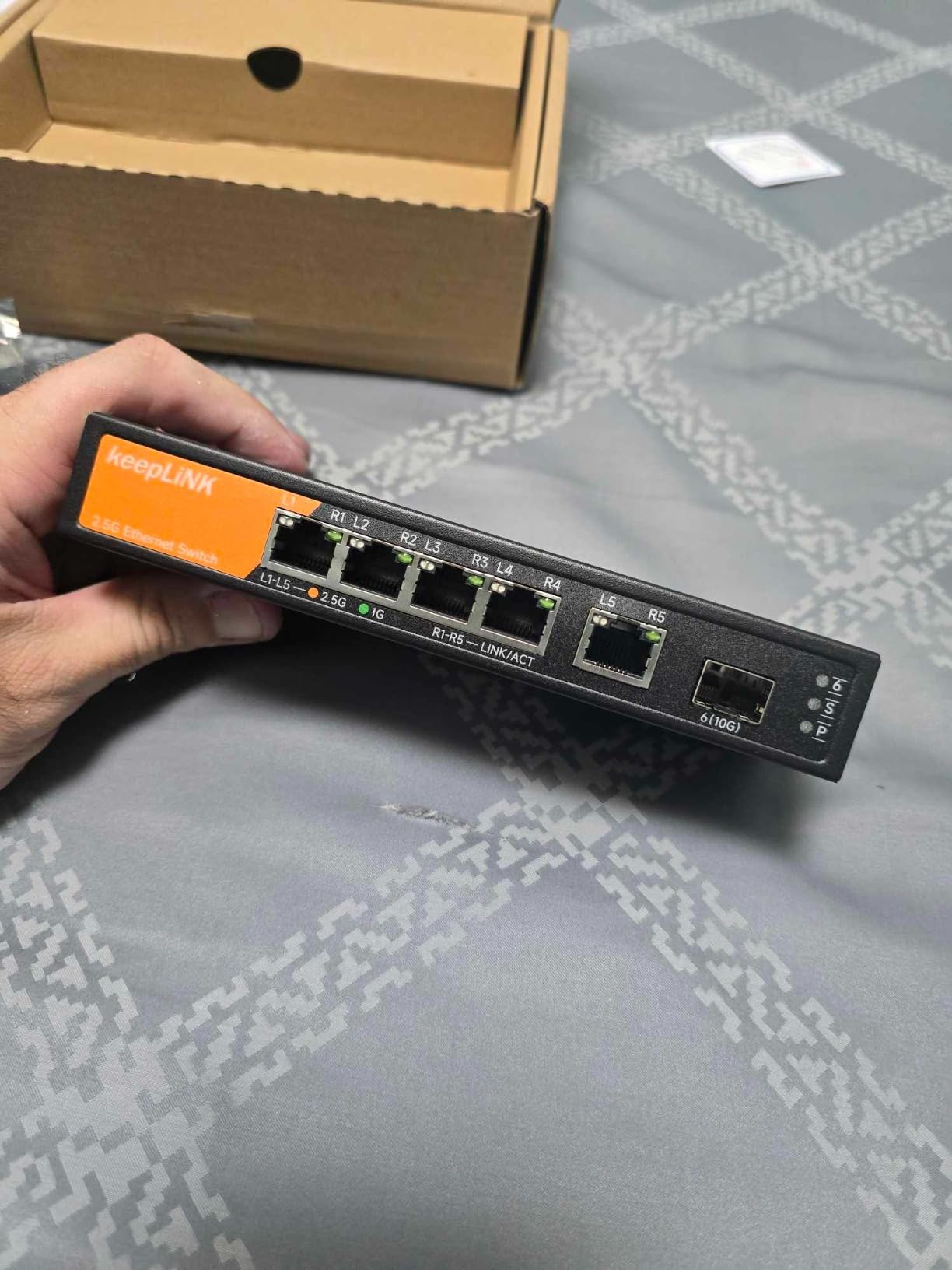 48 Ports Gigabit Network Switch Managed, with 6 x 10G SFP and 1 x Console and 1 x USB Port, IPv6 | Static Routing, Desktop or Rackmount Metal Case customer photo 2