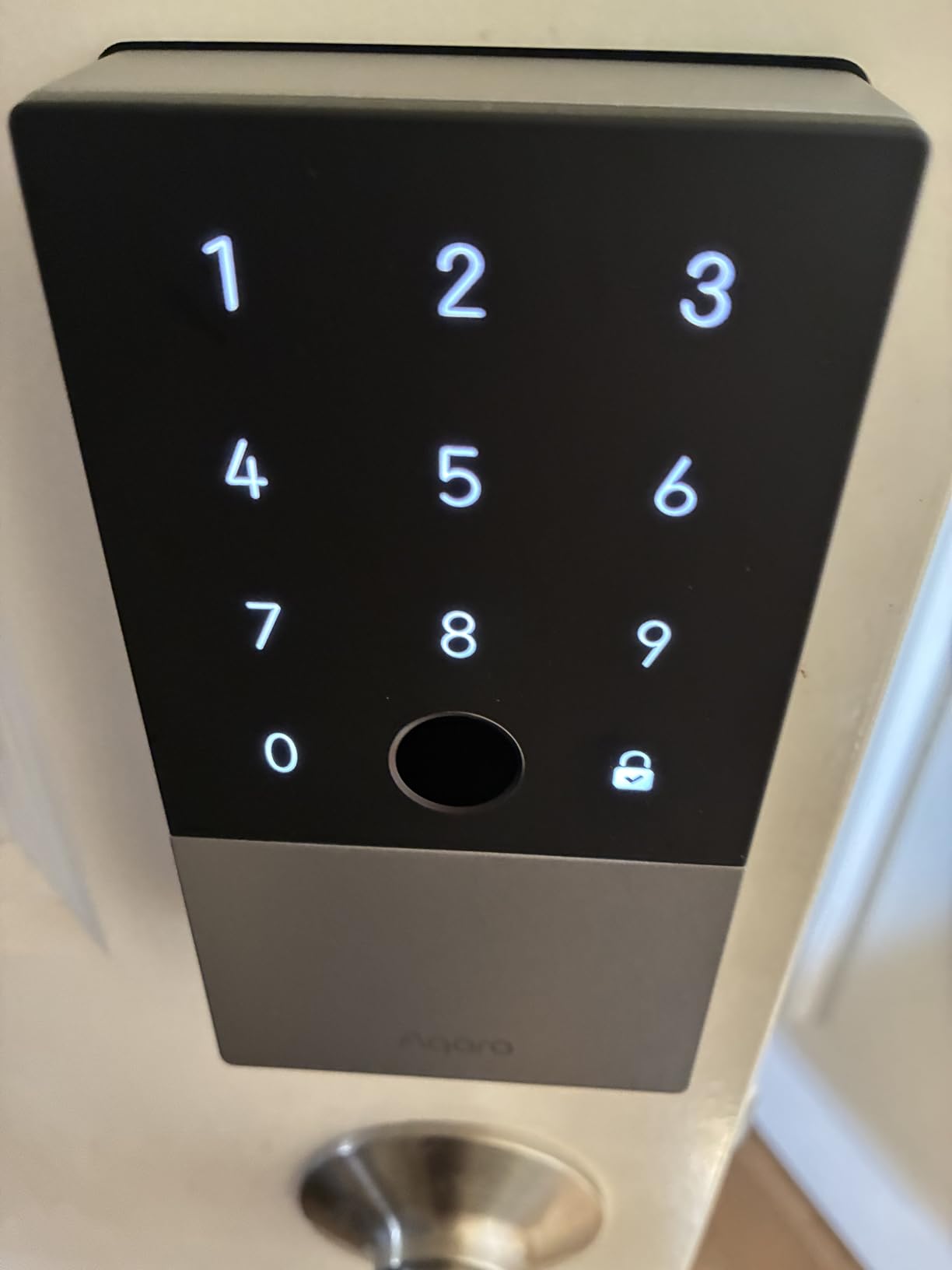 Aqara Smart Lock U100, Apple Home Key, Fingerprint Deadbolt, Silver customer photo 1