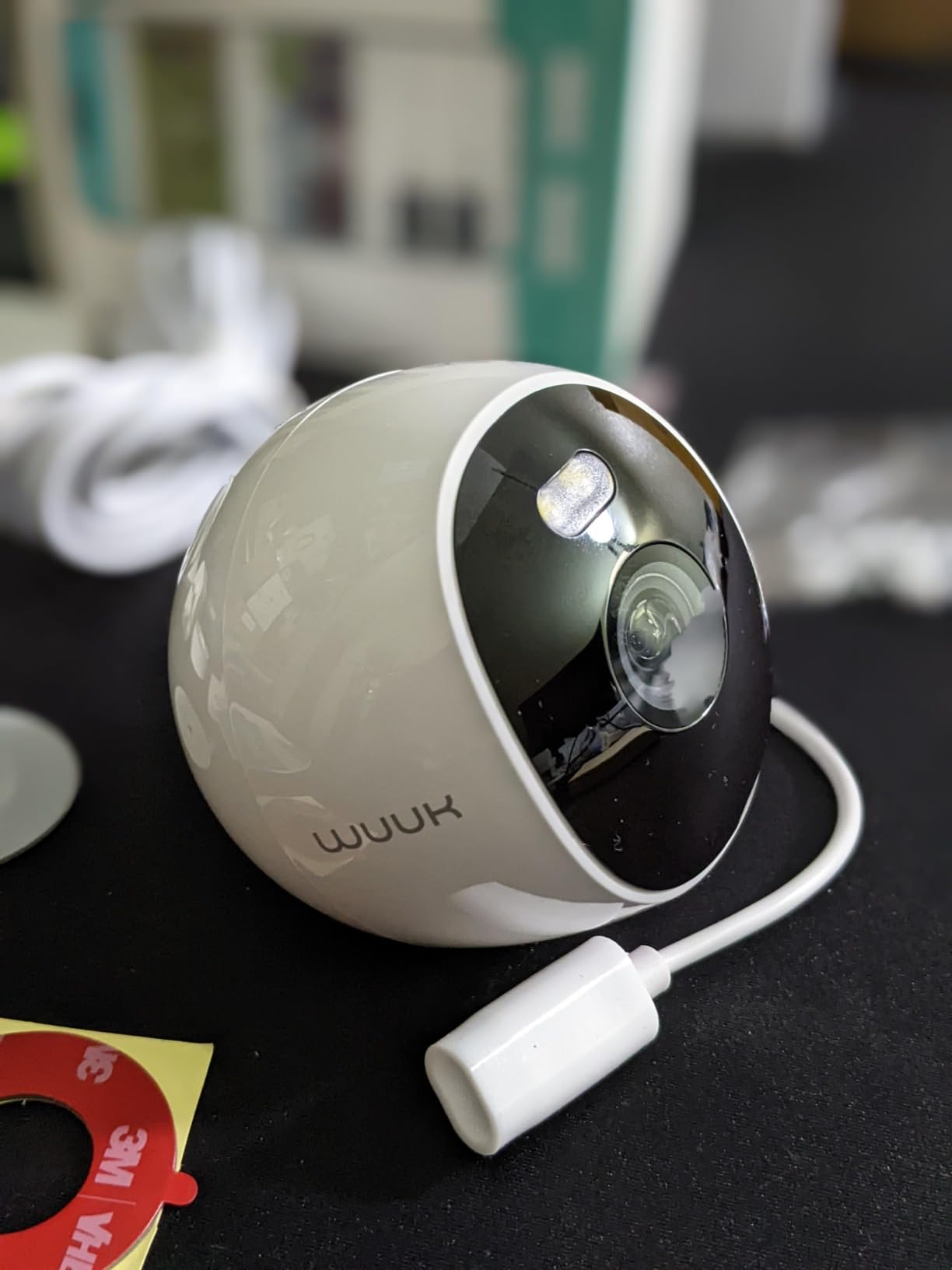 WUUK 4MP Indoor/Outdoor Wired Security Camera, Face Recognition | 24/7 Recording, Motion/Human Detection, Color Night Vision, No Subscription, Magnetic Mount, Compatible with Alexa & Google customer photo 2
