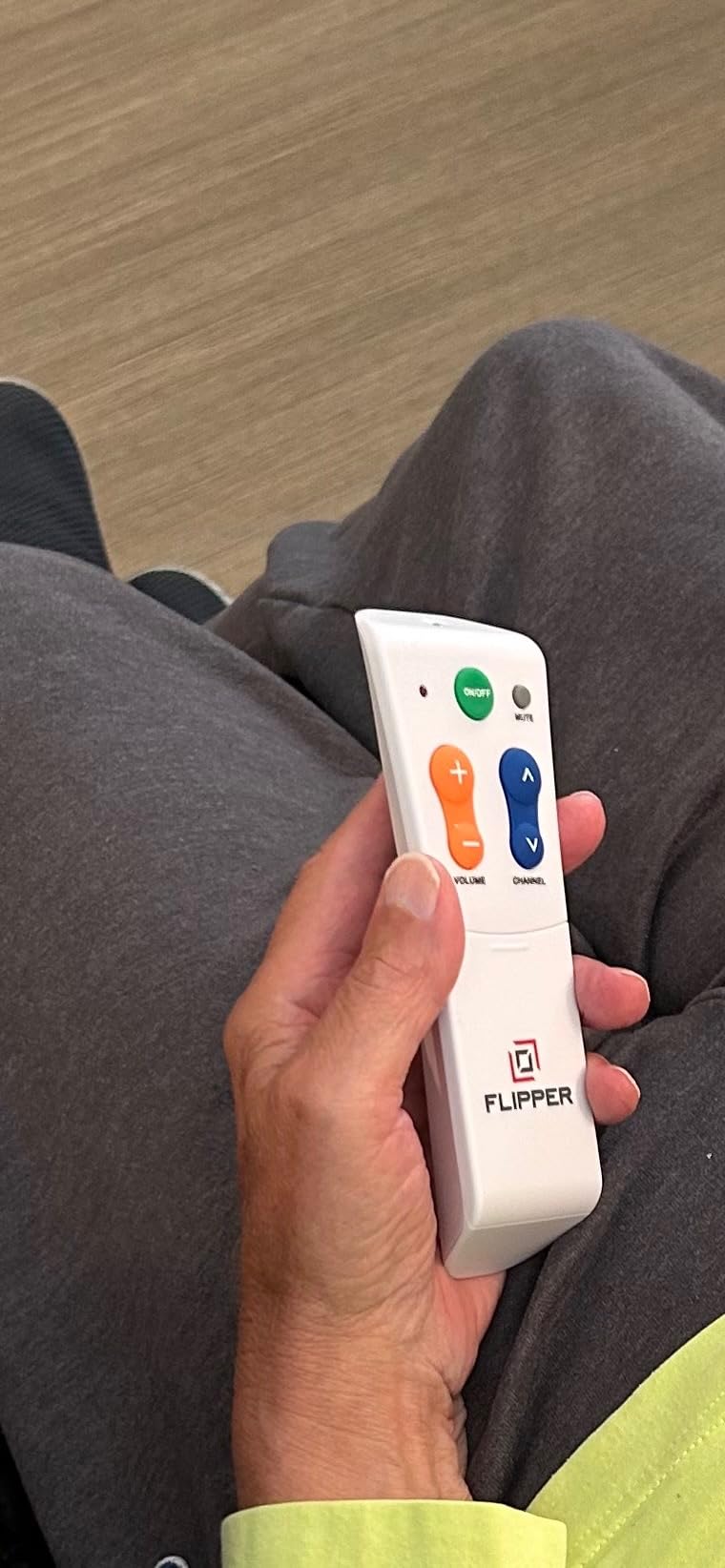 Flipper Big Button TV Remote for Seniors - Large Color-Coded Buttons for Low Vision customer photo 2