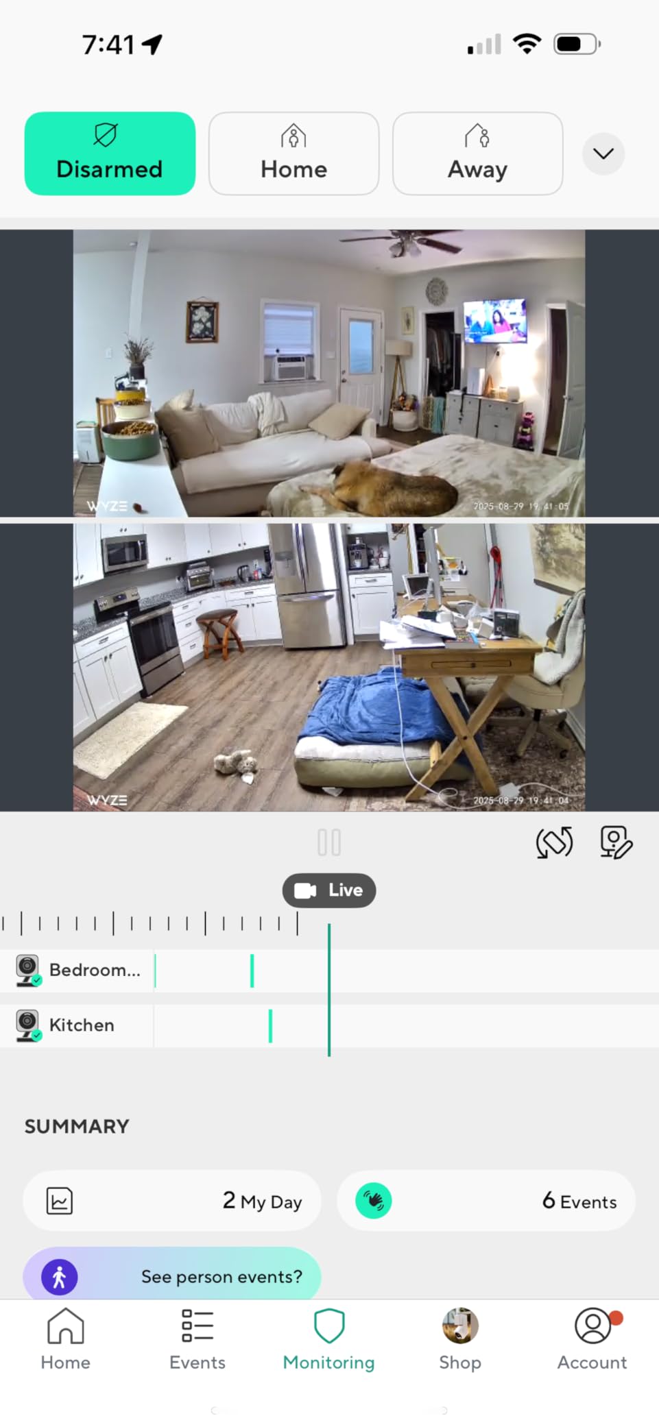 WYZE Cam v4 (Latest Model), 2.5K AI Security Camera, Indoor/Outdoor Cameras for Home Security, Baby Monitor & Pet Camera, Color Night Vision, No Subscription Required (2 Pack) customer photo 1