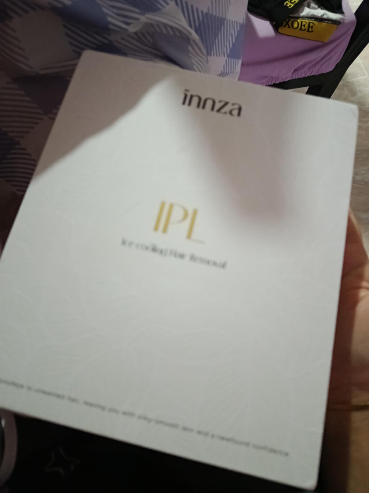 INNZA IPL Hair Removal with Ice Cooling Care Function for Women and Men | Long-Lasting Results, 999,999 Flashes Painless Hair Removal, for Armpits Legs Arms Bikini Line, Corded customer photo 1