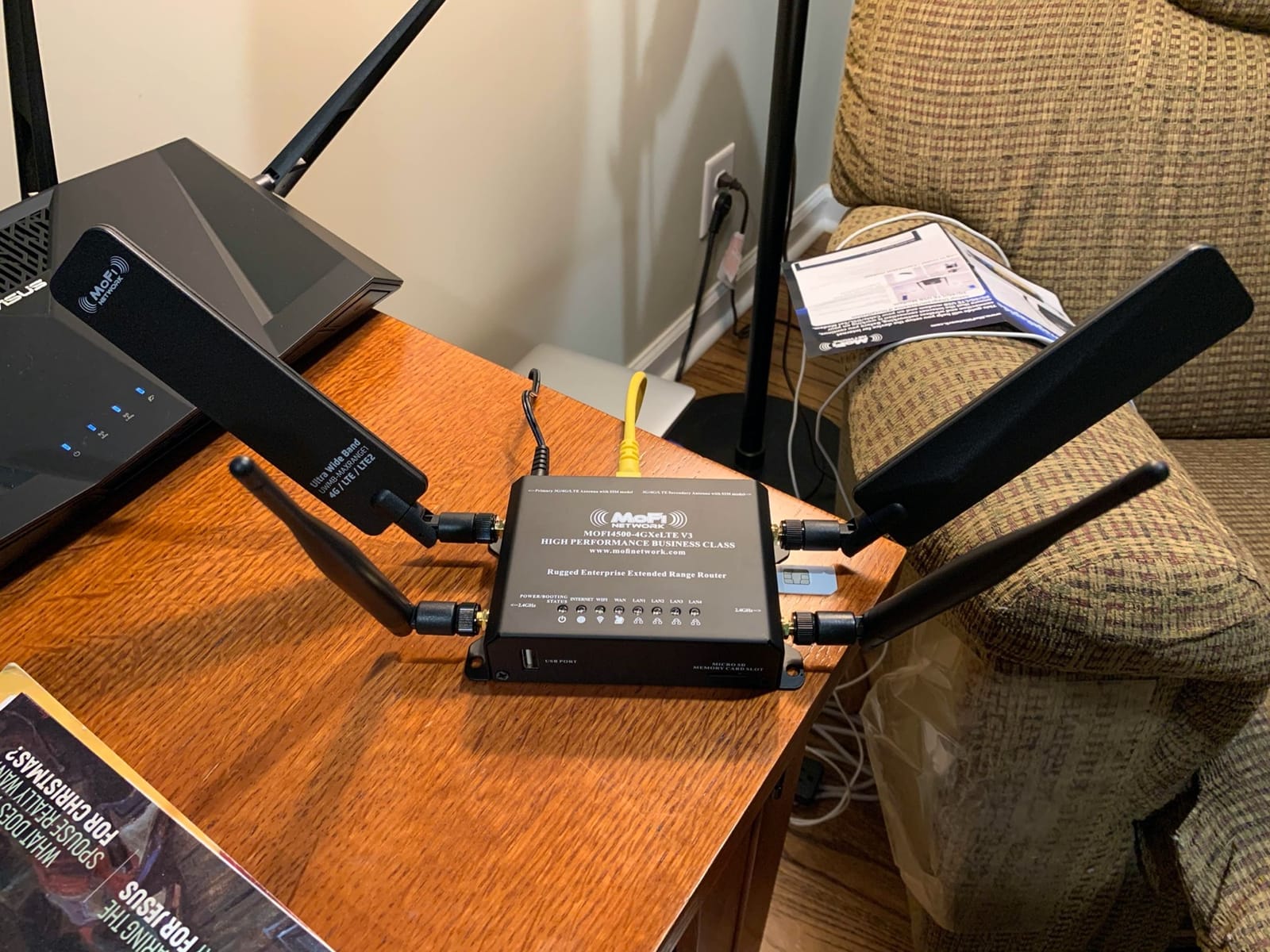 MOFINETWORK MOFI6500-5GXeLTE-RM520-HP 4G LTE 5G Dual SIM Cellular Router | Amplified Wi-Fi6 | Auto Failover, Business-Class Performance | Compatible with Verizon, AT&T, T-Mobile, and More | VPN Router customer photo 1