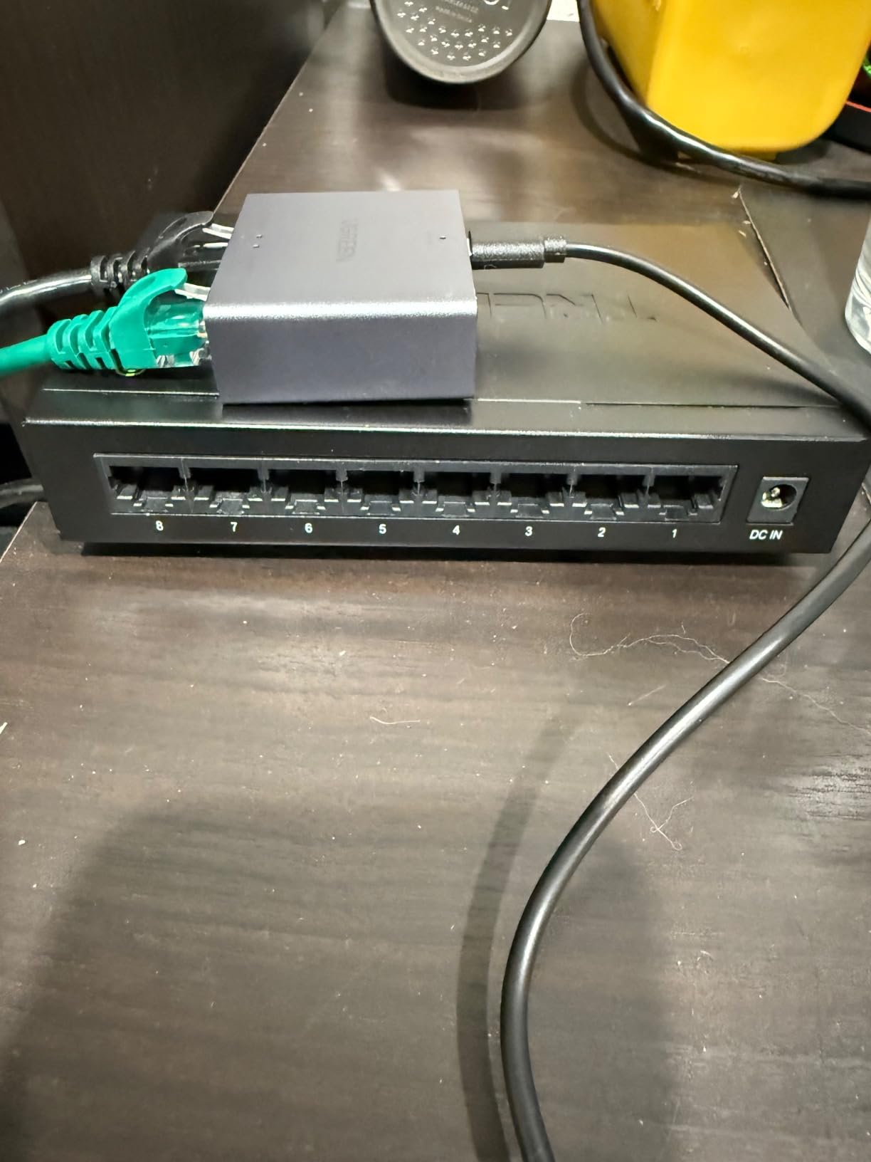 UGREEN 1000Mbps Ethernet Splitter 1 to 2, Plug and Play, Space Grey | 2 Devices Simultaneously Networking, Include 3FT USB Power Cable, RJ45 Internet Ethernet Switch for PC, Laptop, PS5, Xbox, TV customer photo 2