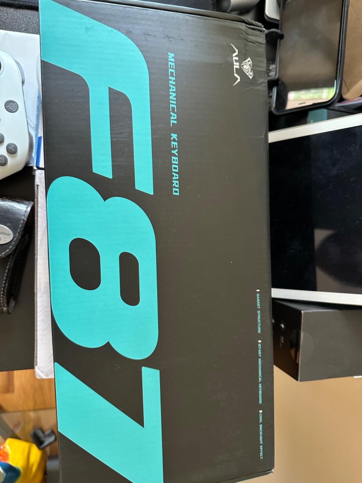 AULA F87 Pro Wireless Mechanical Keyboard, Tri-Mode BT5.0/2.4GHz/USB-C Hot Swappable Custom Keyboard, 75% TKL RGB Backlit Gaming Keyboards customer photo 2
