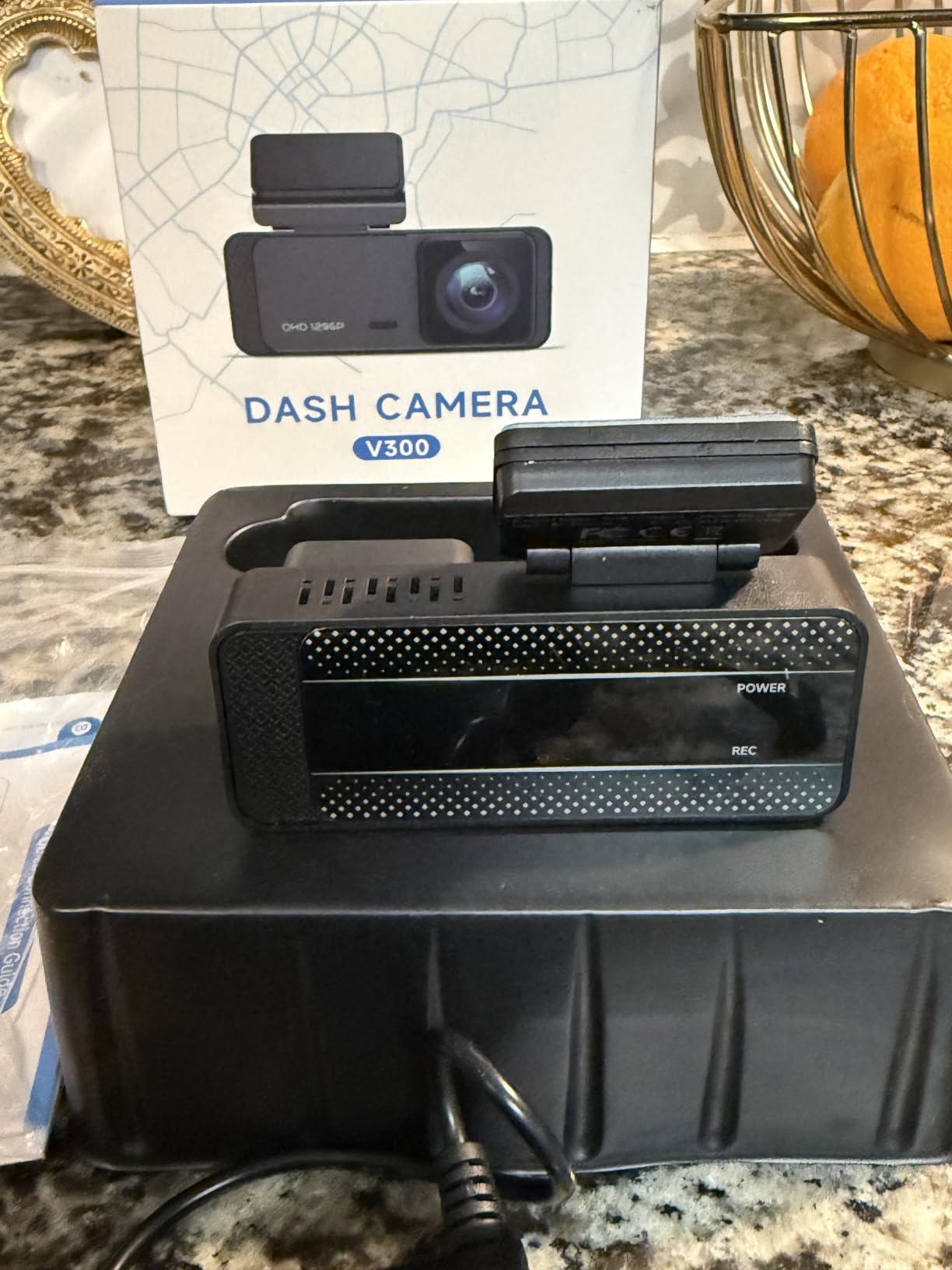 Veement 1296P Dash Cam Front, WiFi Dash Camera for Cars with App | V300 Mini Hidden Design, Night Vision, 170° Lens, Loop Recording, G-Sensor, 256GB Max, Card Not Included, Hardwire Required customer photo 1