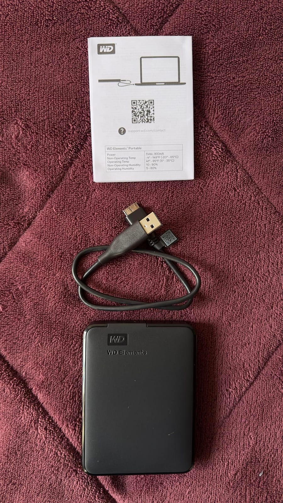 WD 6TB Elements Portable External Hard Drive for Windows, USB 3.2 Gen 1/USB 3.0 for PC & Mac, Plug and Play Ready - WDBHJS0060BBK-WESN customer photo 2