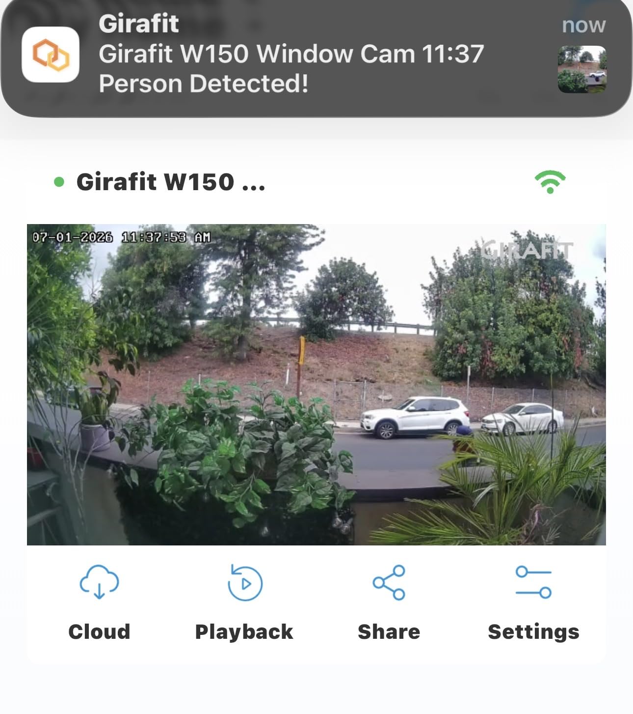 Girafit 3MP 2K Window Camera, 2.4GHz & 5GHz WiFi Indoor Cameras for Home Security 2 Pack with ChroMax AI Color Night Vision, Person & Motion Detection, 24/7 Recording, Easy & Quick Install customer photo 1