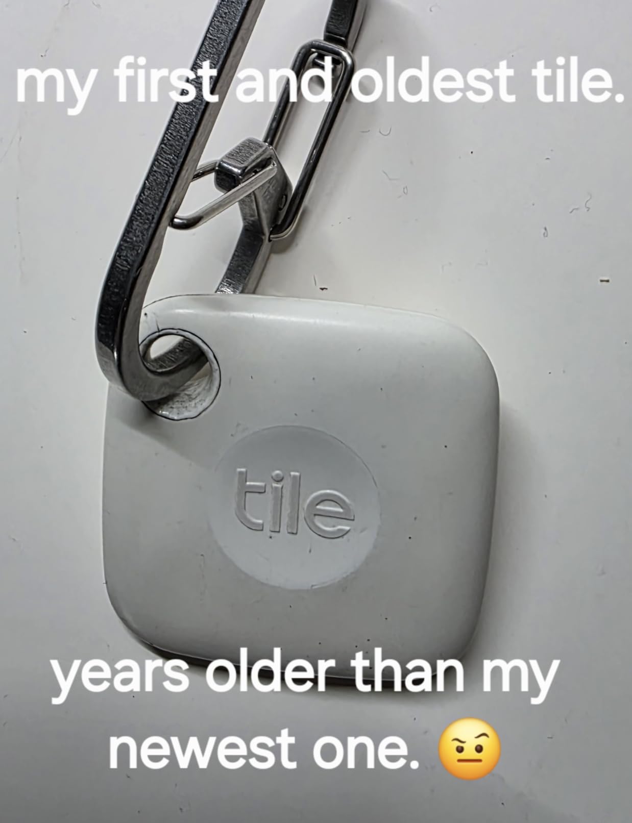 Tile - Bluetooth Tracker, Keys Finder and Item Locator for Keys, Bags and More. Phone Finder. Both iOS and Android Compatible. 1-Pack (Black) customer photo 1