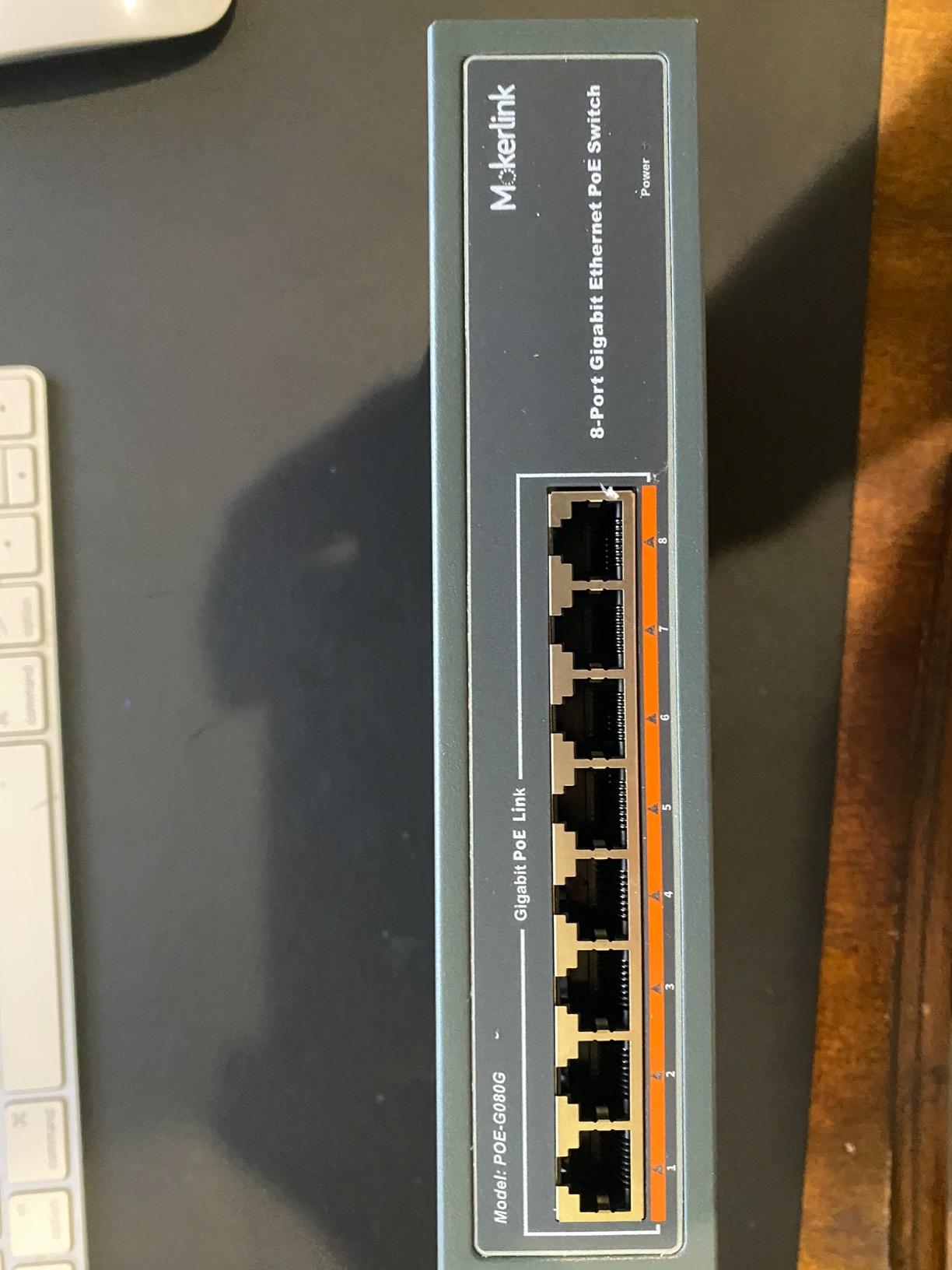 MokerLink 8 Port 2.5 Gigabit PoE Managed Switch, 8x2.5G POE, 2x10G Ethernet, 4x10G SFP+, IEEE8023af/at PoE 120W, Web/CLI L3 Managed, Desktop|Rackmount Network Switch customer photo 2