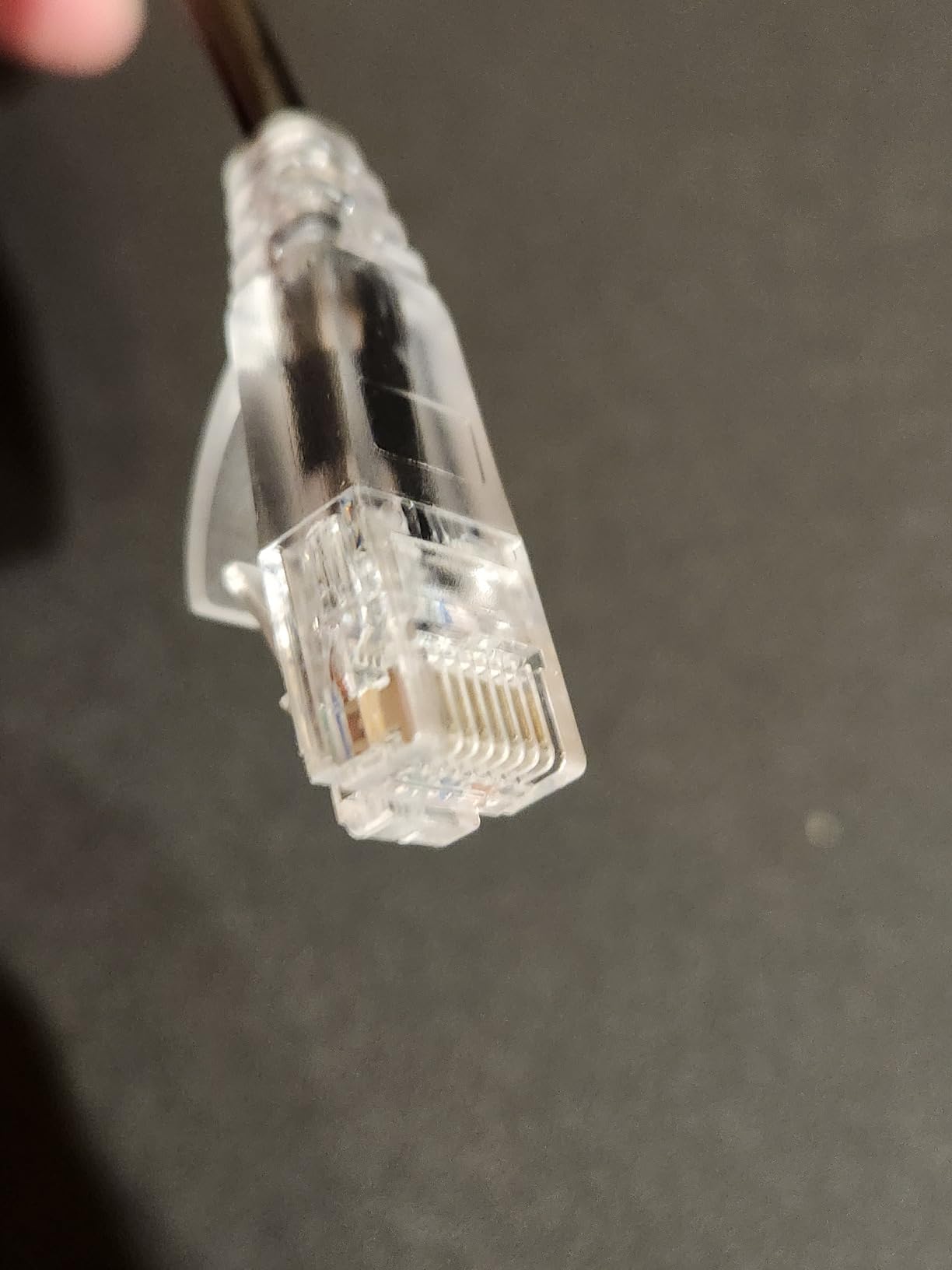 Cat6a Ethernet Cable Slim 100ft Outdoor&Indoor, 28AWG Pure Copper Cat6 Internet Cable for Waterproof & Direct Burial, Flexible Cat6 Ethernet Cable 10G 550MHZ, Cat 6 Network cable for Indoor Black customer photo 2