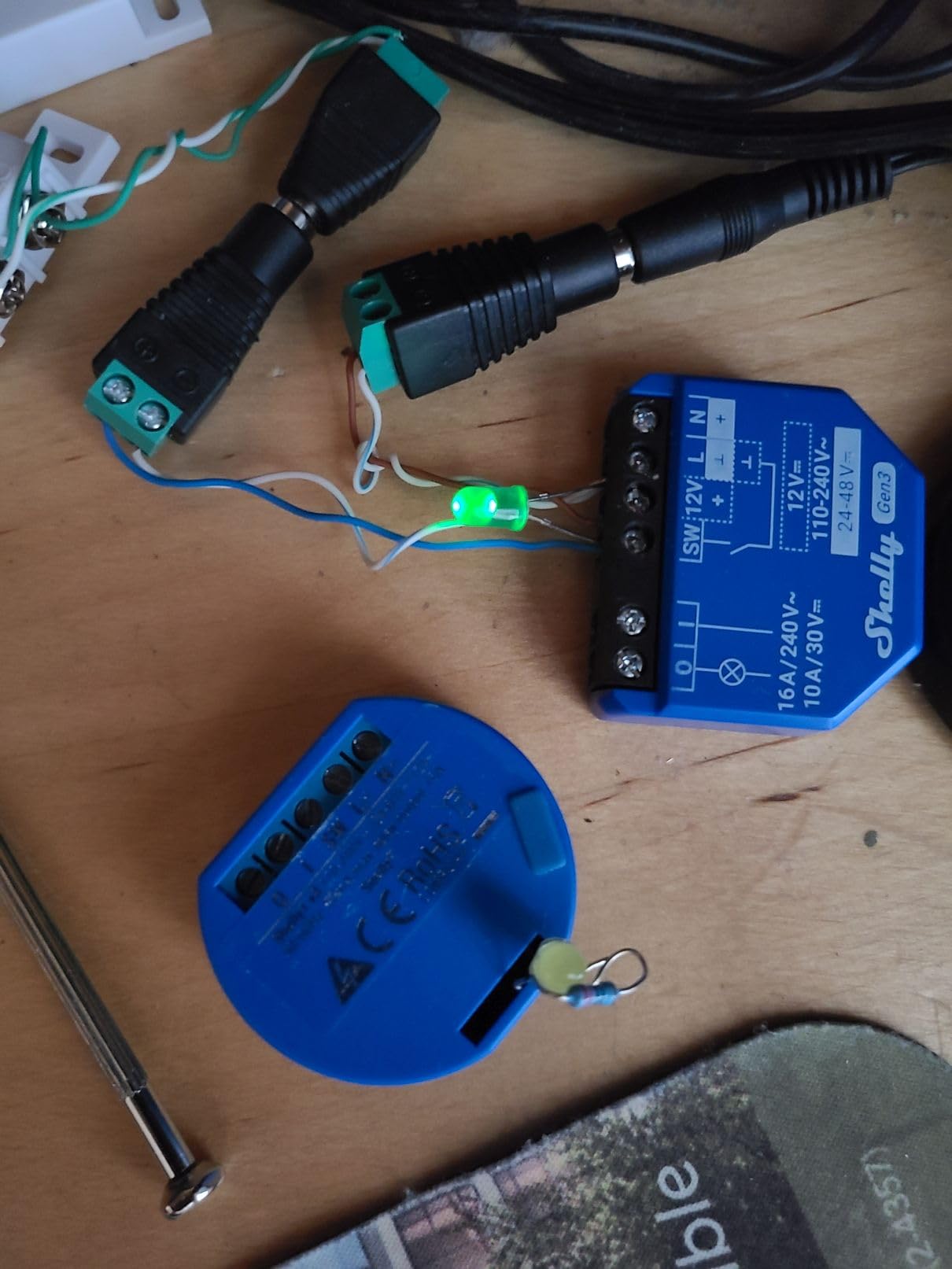Shelly 1 Gen3 Relay Switch, WiFi Matter, Dry Contacts, No hub Required customer photo 1