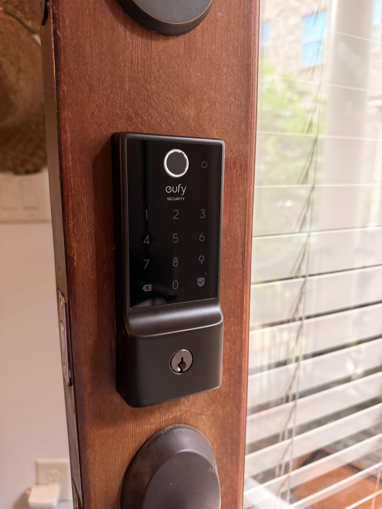 eufy Security Smart Lock Front Door Lever Set, Keyless Entry Deadbolt customer photo 1