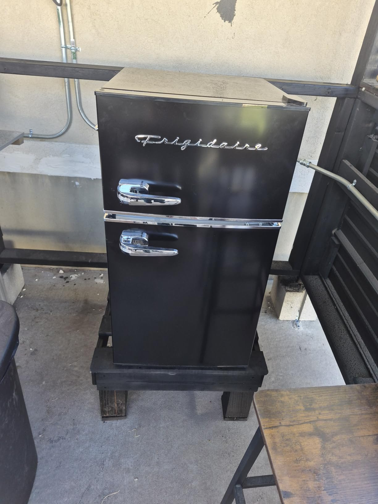 Frigidaire Compact Refrigerator with Top Freezer - 2 Door Fridge with 3.1 Cu Ft, Contemporary Series, Blue customer photo 1