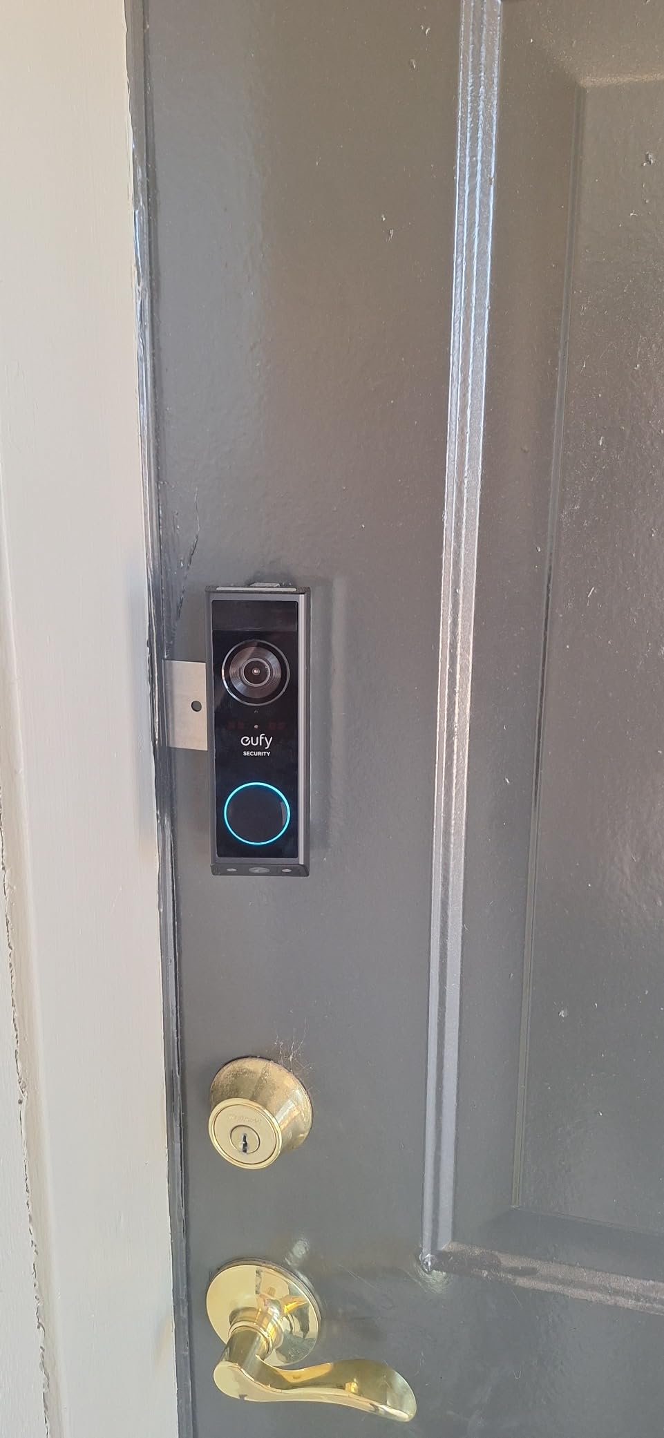 eufy Security Video Doorbell E340 Kit with Battery, 2K FHD, Built-in 8GB | No subscription, head-to-toe view, two-way talk, Delivery Guard, AI motion detection, rechargeable battery customer photo 1