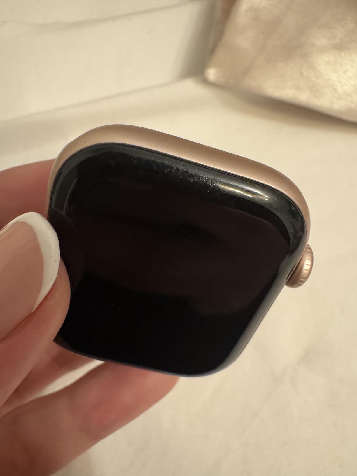 Apple Watch Series 10 [GPS + Cellular, 46mm] - Rose Gold Aluminum Case with Light Blush Sport Band, M/L (Renewed) customer photo 1