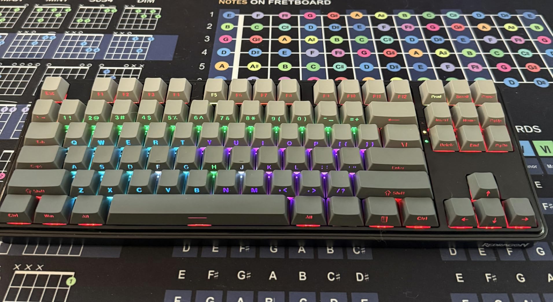 Redragon K707 PRO GB 80% Gasket RGB Gaming Keyboard, 3-Modes Wireless TKL Mechanical Keyboard customer photo 1