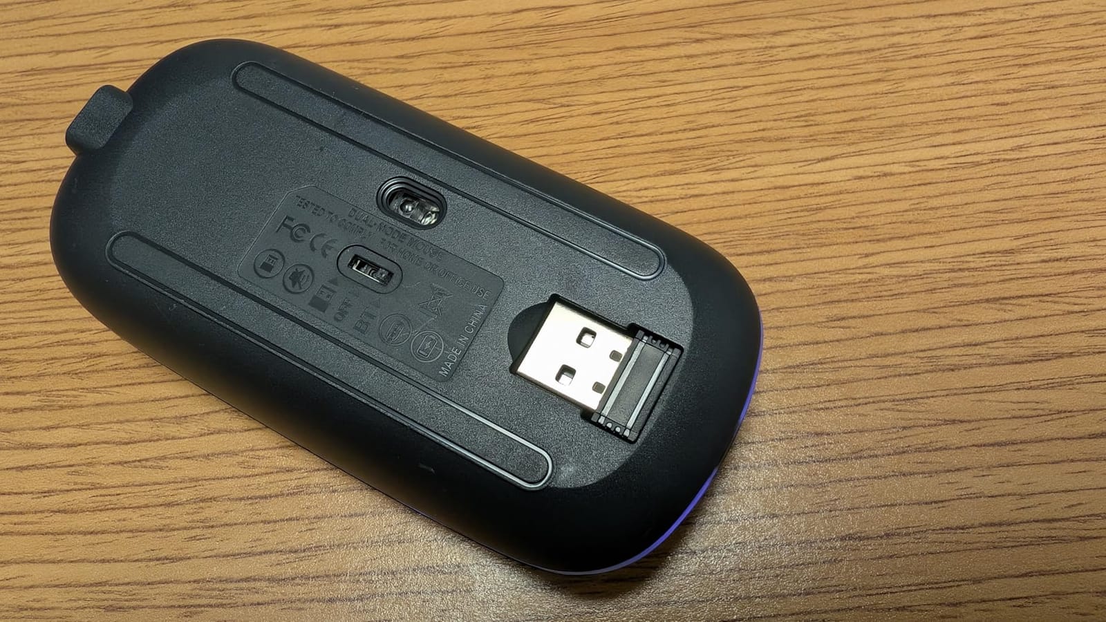 Afaartcci Rechargeable Wireless Mouse, Silent Bluetooth Mouse (Black) customer photo 1
