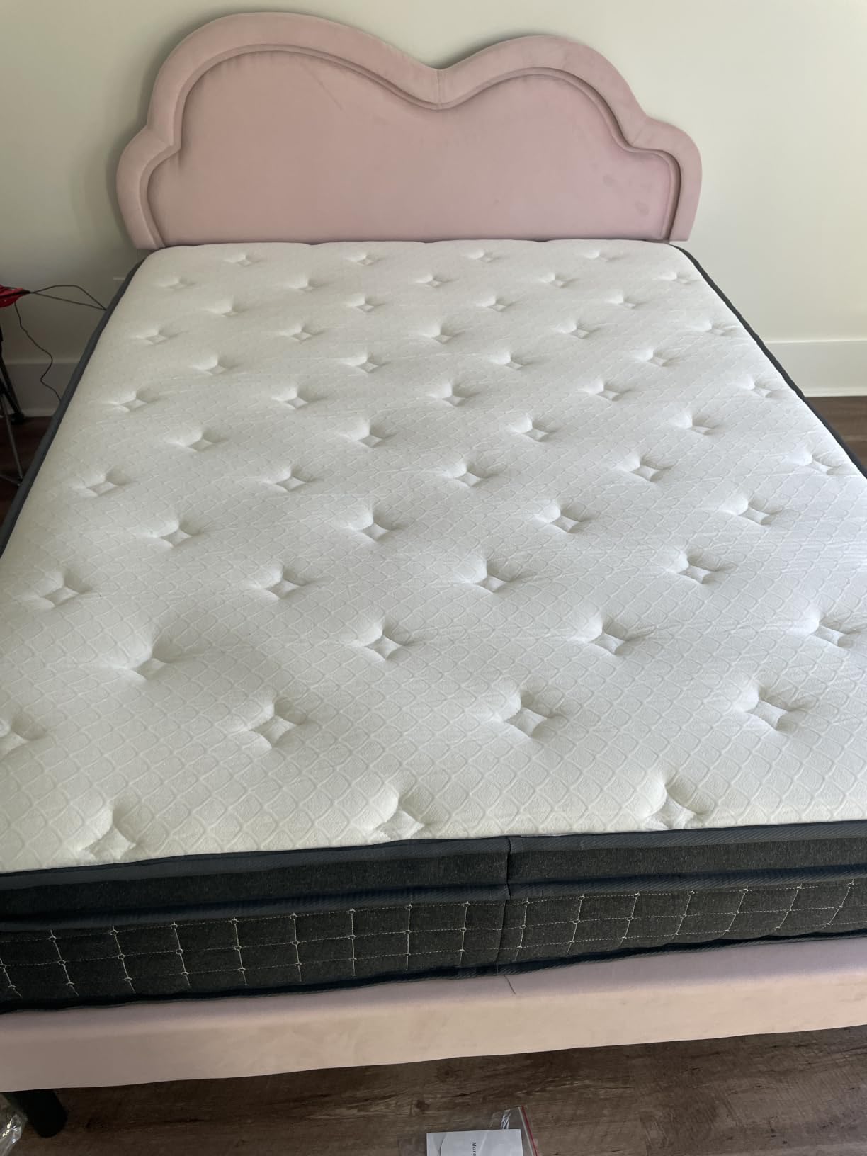 SupremeSleep Queen Mattress, 12 Inch Queen Size Mattresses in a Box, Individually Wrapped Pocket Coils for Isolate Motion, Pressure Relief, CertiPUR-US Certified, Support Comfort & Medium Firm customer photo 2