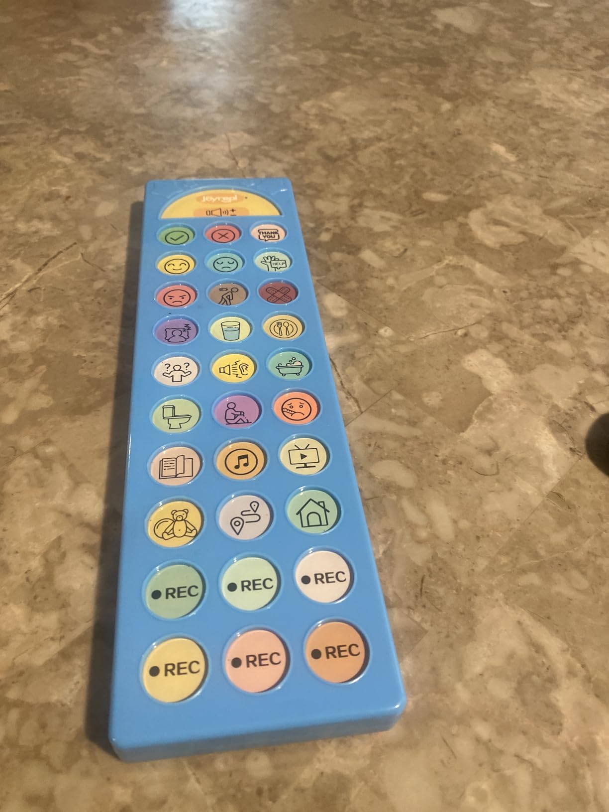 Joyreal AAC Device for Autism, Non Verbal Communication Tools for Speech Therapy & Stroke Rehab. Autism Talking Aids with 6 Programmable Buttons & Adjustable Volume, Autism Toys for Kids and Adults customer photo 1