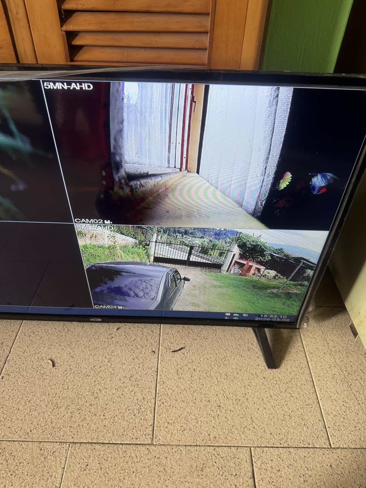 Wired Security Camera System Outdoor, 4X 3MP CCTV Camera, 500G HDD | 4CH 5MP Lite AHD Surveillance DVR Kit, IP66 Waterproof Metal Shell, Remote Access, Smart Detection, 24/7 Record, Night Vision customer photo 1