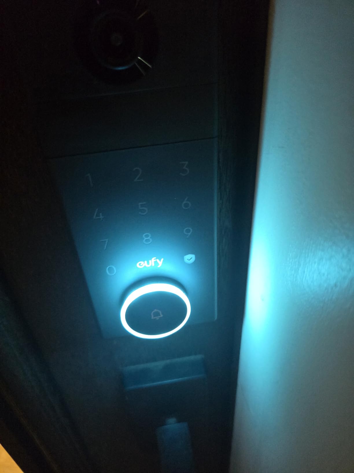 eufy Security Smart Lock FamiLock S3 Max with Palm Vein Recognition | Internal Video Screen, BHMA Grade 1, Keyless Entry Front Door Lock, WiFi Deadbolt+2K HD Doorbell Camera, 16GB Built-in Storage customer photo 1