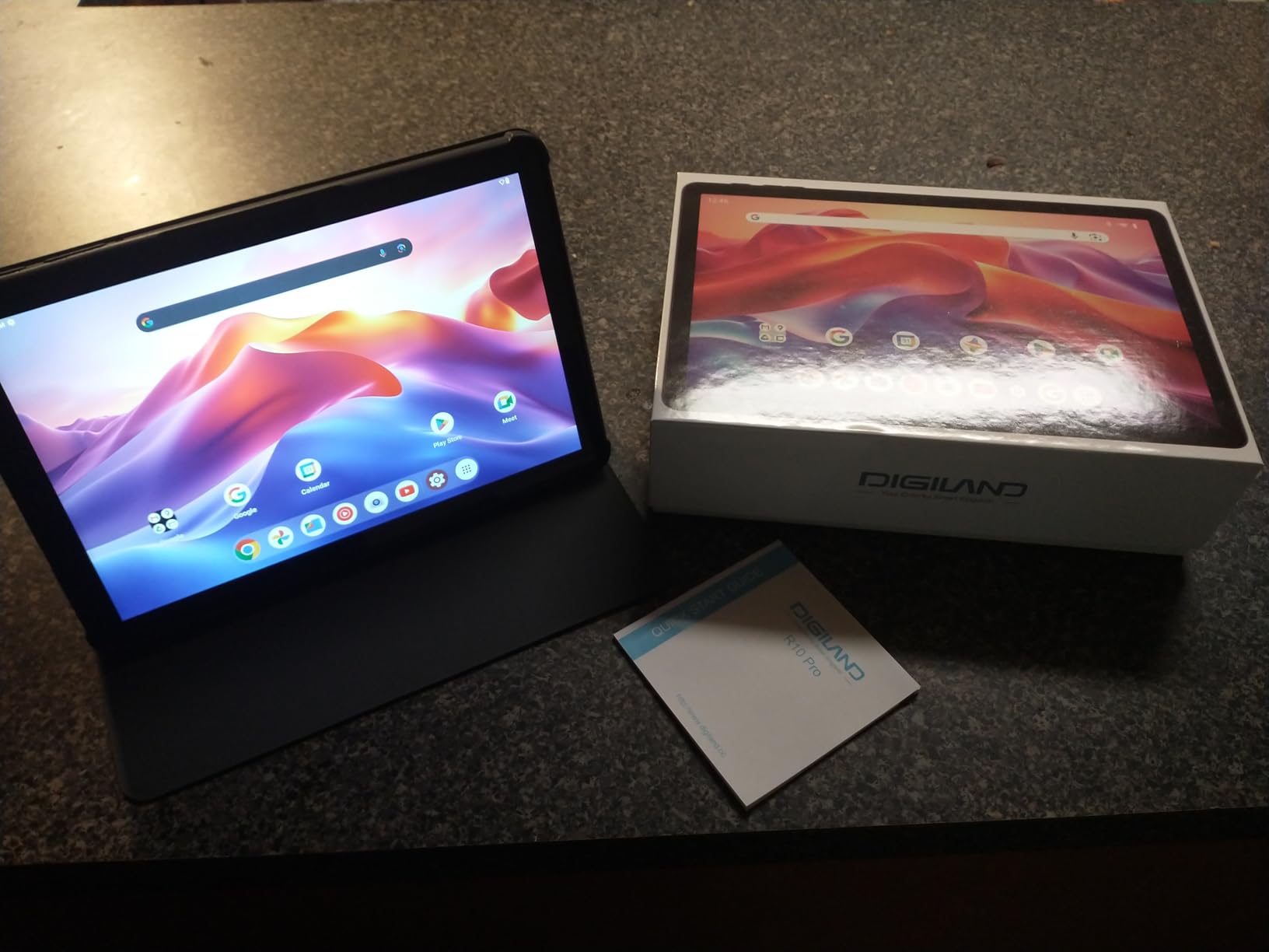 DigiLand Android Tablet with HD Touch Screen, WiFi Tablet for Study, Reading & Streaming, Lightweight Tablet for Home, Students & Seniors- Blue customer photo 1