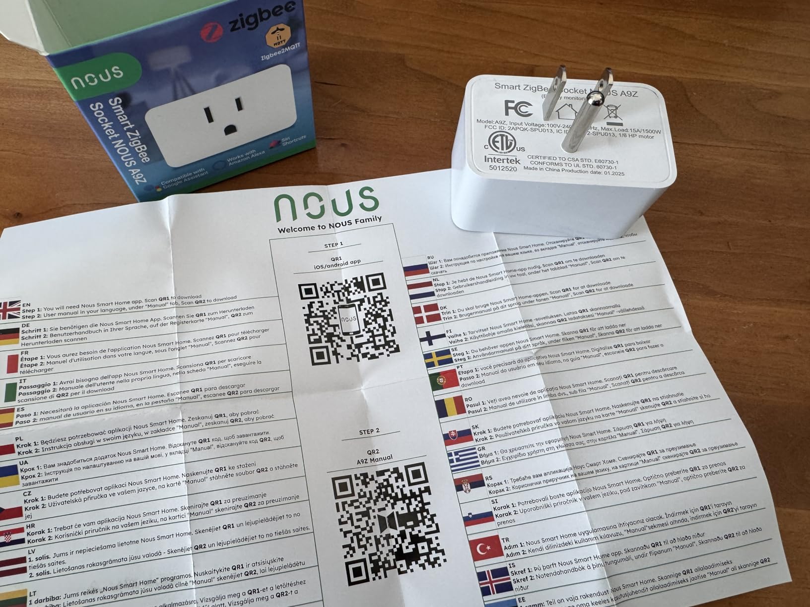 Zigbee Smart Plug, Energy Monitoring, Zigbee Hub Required, ETL Certified, Compatible with Alexa, Google Home, Home Assistant, SmartThings, Remote App Control, Smart Outlet, 1 Pack customer photo 1