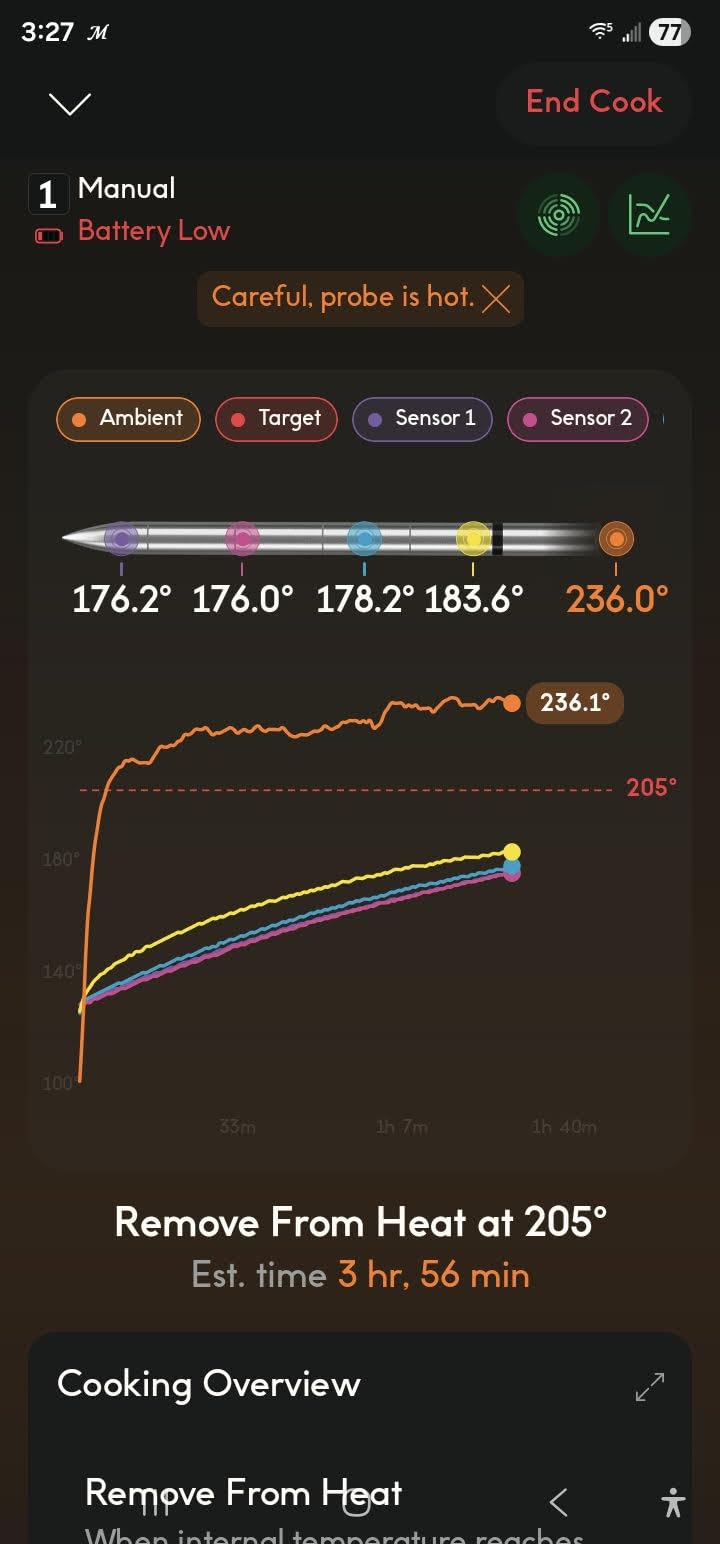 CHEF iQ Sense | Smart Wireless Meat Thermometer | 2 Ultra-Thin Probes | WiFi Unlimited Range customer photo 1