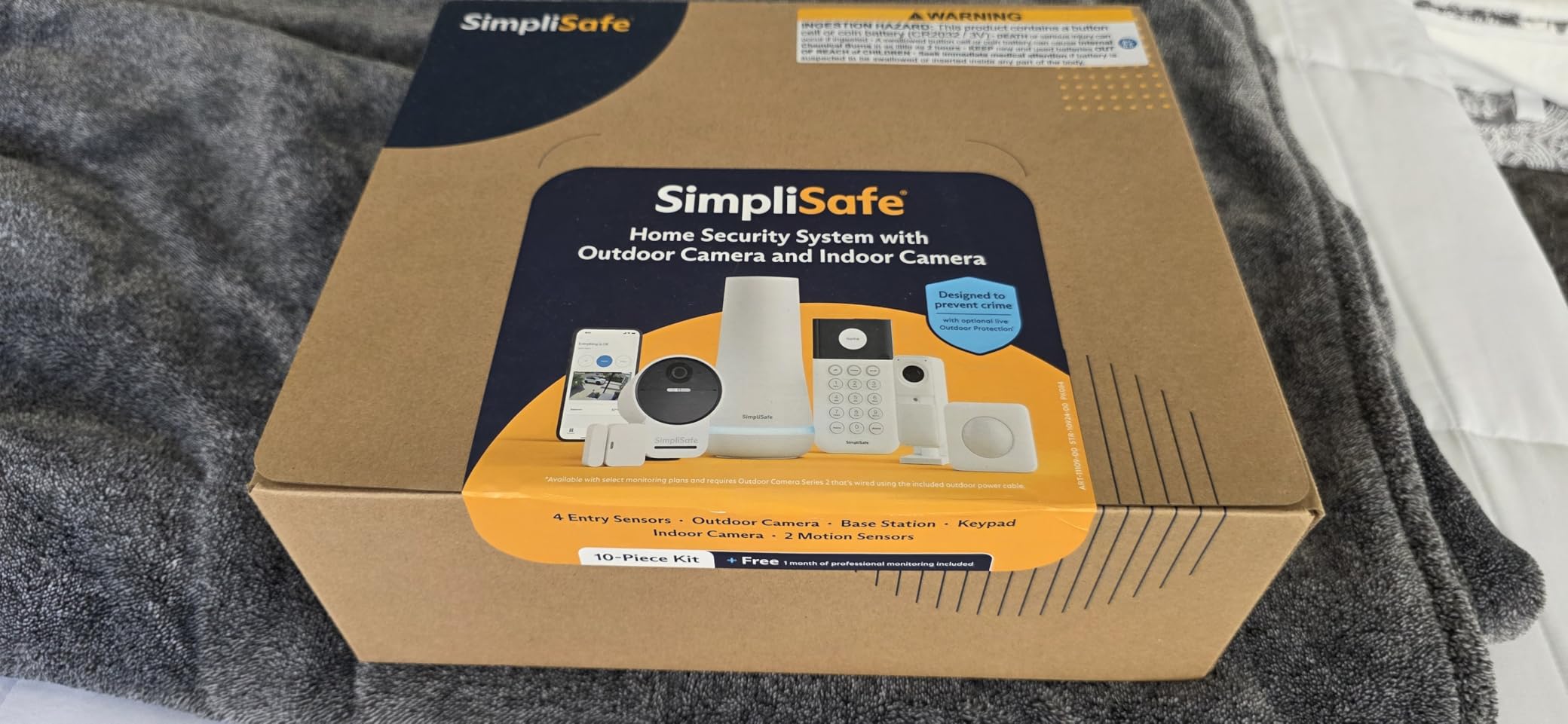 SimpliSafe 10 Piece Wireless Home Security System with Outdoor Camera- Optional 24/7 Professional Monitoring - No Contract - Compatible with Alexa and Google Assistant customer photo 1
