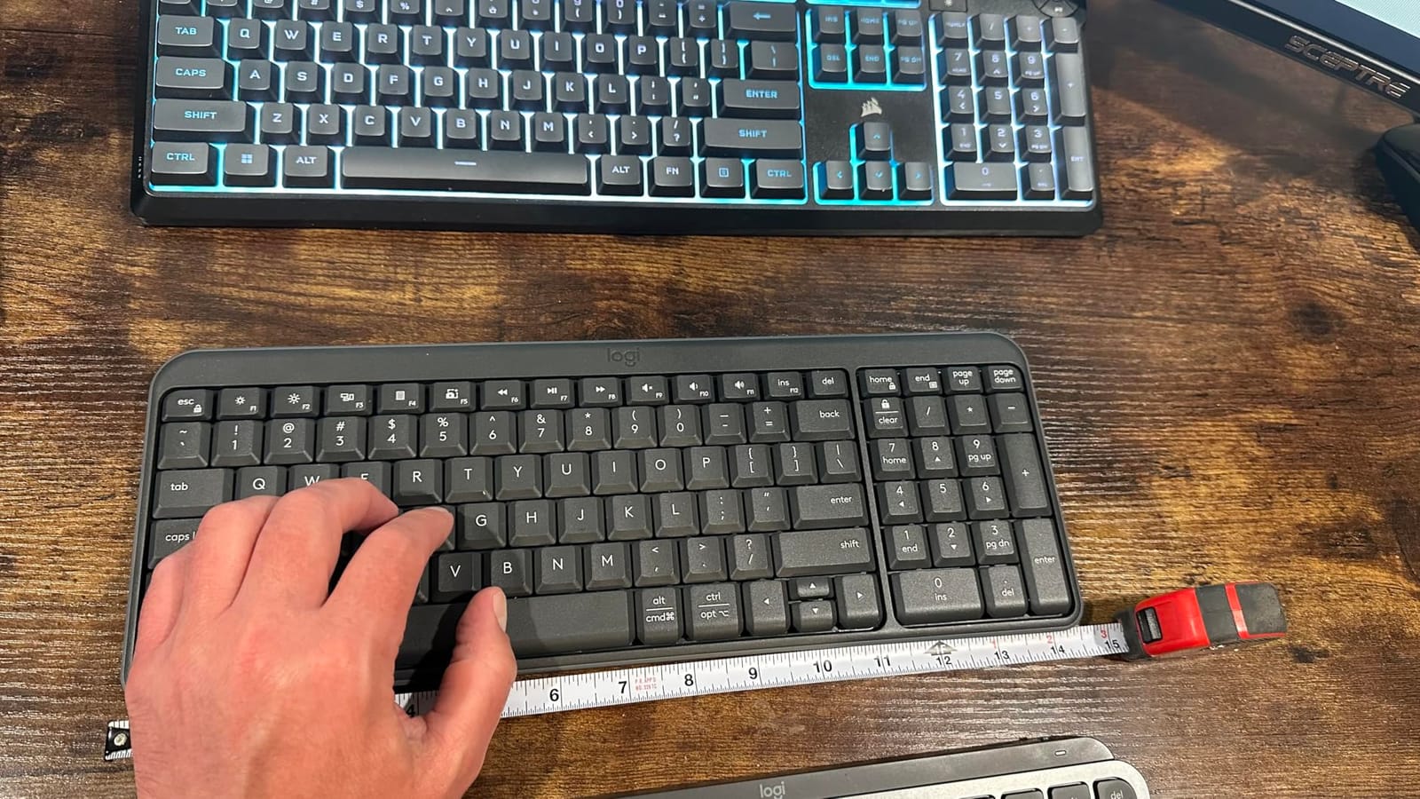 Logitech K250 Compact Wireless Bluetooth Keyboard with Number Pad, Graphite customer photo 1