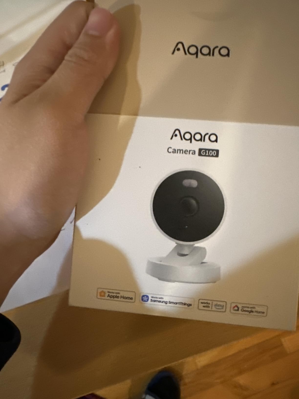 Aqara 2K Indoor/Outdoor Security Camera G100, HomeKit Secure Video, White customer photo 1