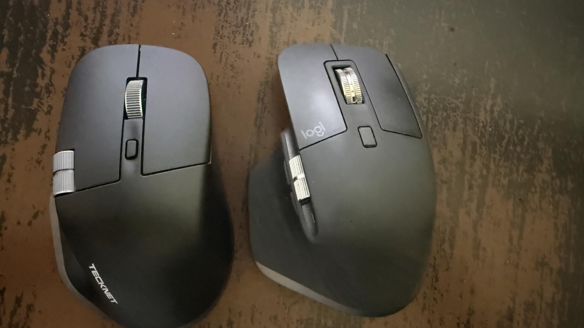 TECKNET Wireless Mouse, Side Scroll Bluetooth Rechargeable, 3-Device customer photo 1
