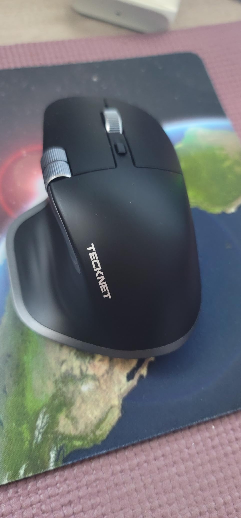 TECKNET Wireless Mouse, Side Scroll Bluetooth Rechargeable, 3-Device customer photo 2