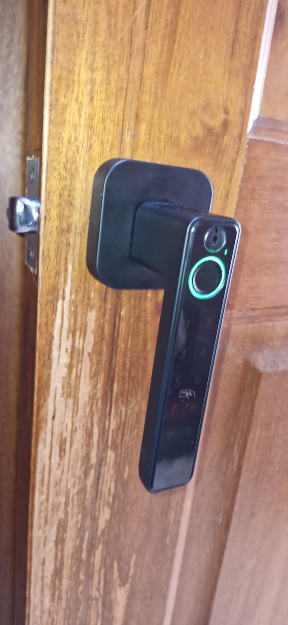 Buoan 5-in-1 Smart Fingerprint Door Lock, Keyless Entry Digital Knob customer photo 1