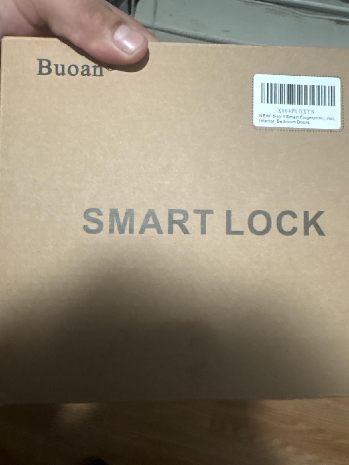 Buoan 5-in-1 Smart Fingerprint Door Lock, Keyless Entry Digital Knob customer photo 2