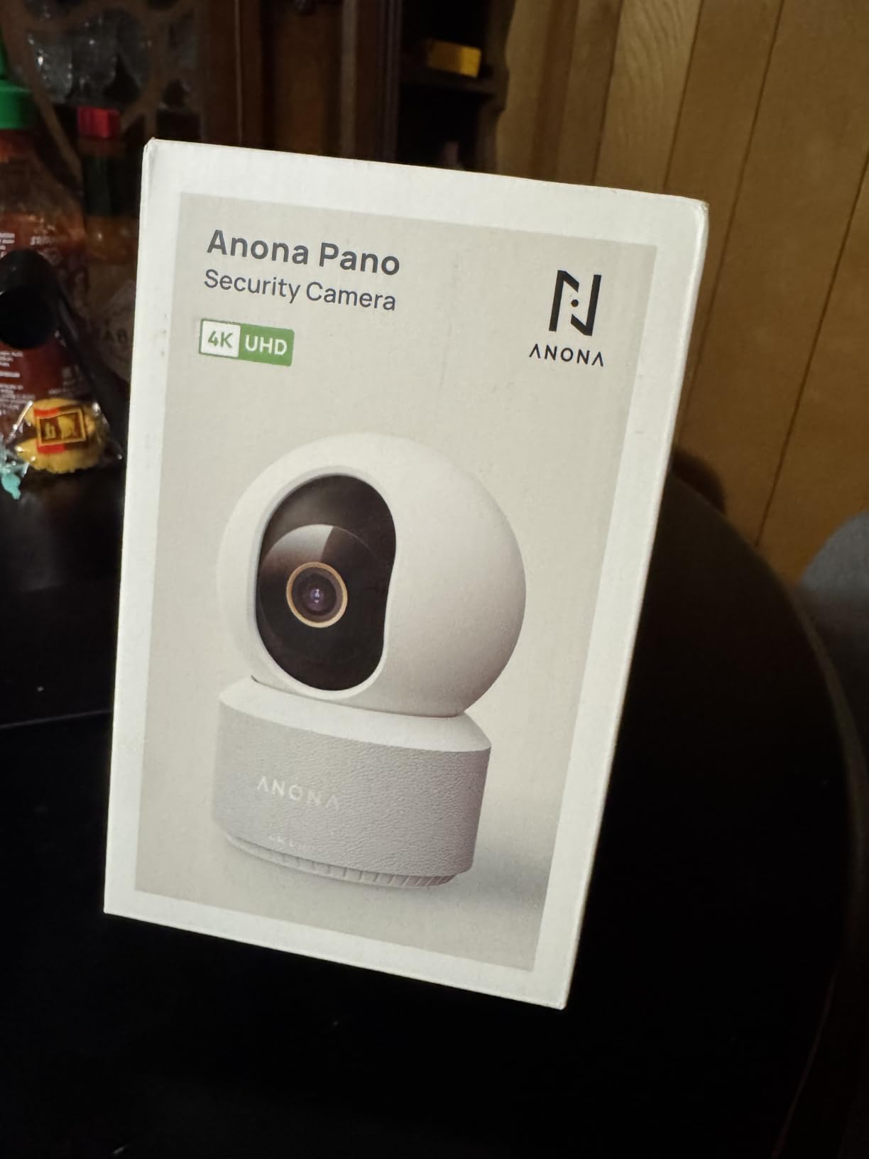 Anona Pano 4K UHD Indoor Camera, Pet/Dog/Baby Security Camera with Phone App, 360° Pan-Tilt, 2.4G/5G Dual-Band Wi-Fi 6, Auto-Tracking, Person/Pet/Baby Crying Detection, Privacy Mode, Two-Way Audio customer photo 1