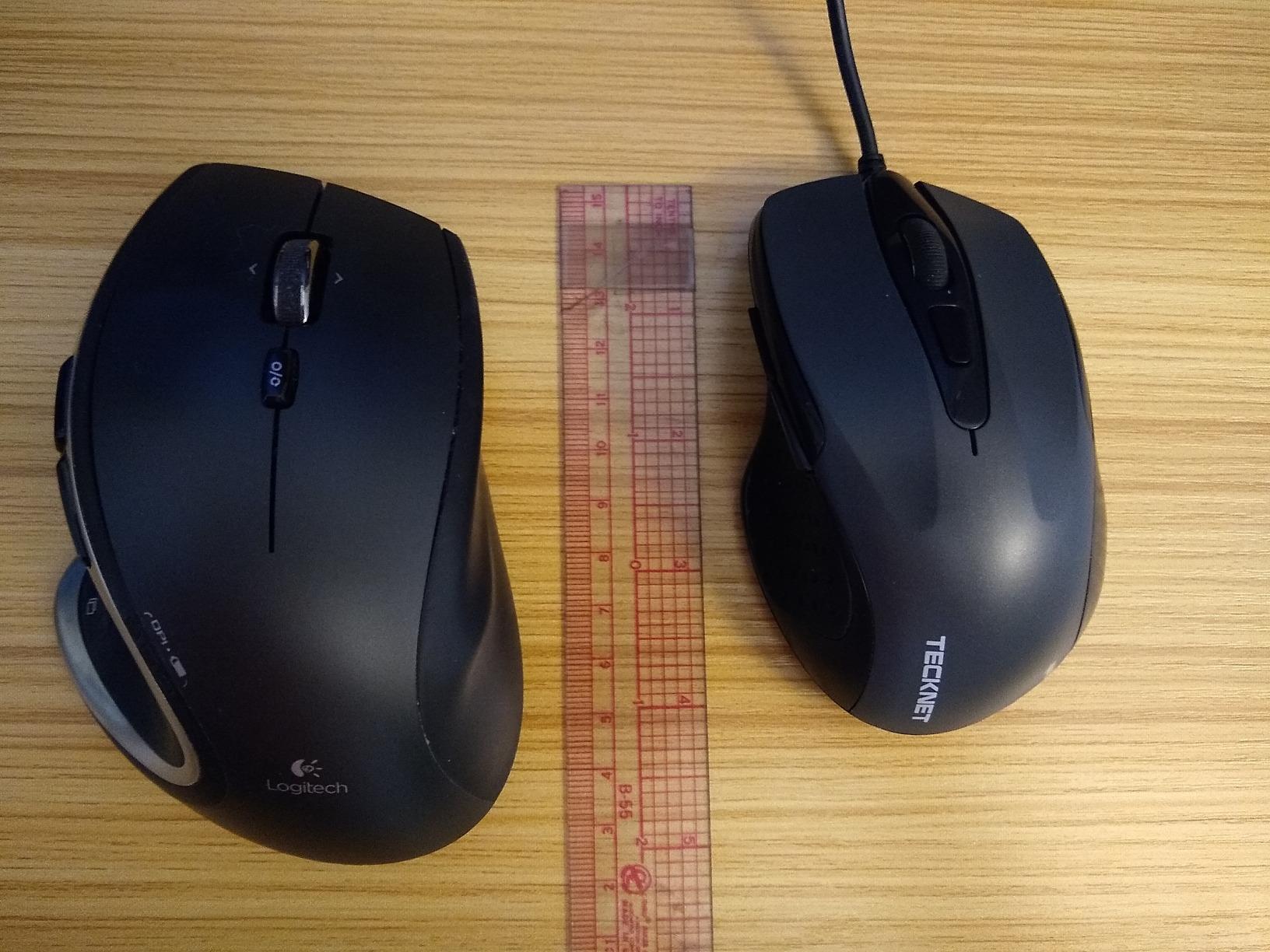 TECKNET USB Wired Mouse, 6-Button Corded Computer Mouse with 4 Adjustable DPI, Optical Computer Mice with Ergonomic Design and 5FT Cord for Laptop, Chromebook, PC, Desktop, Mac, Notebook-Black customer photo 2