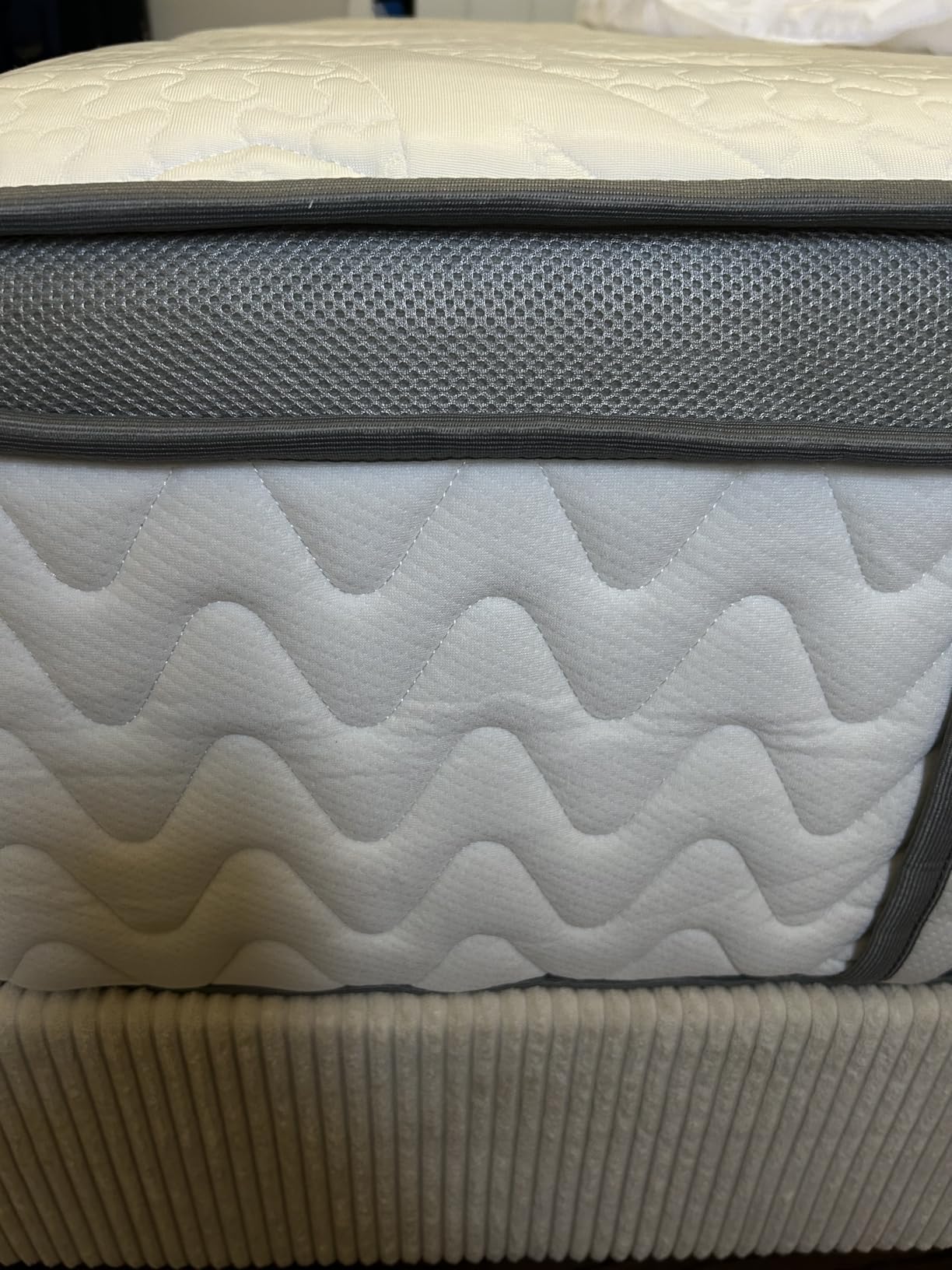 SLEEP100 King Mattress, 14 Inch 5-Zone Deep Sleep Firm Mattress with Extra Lumbar & Shoulder Support, Hotel Collection Hybrid Mattresses, Fiberglass Free & No Odor - 365 Nights Trial customer photo 1