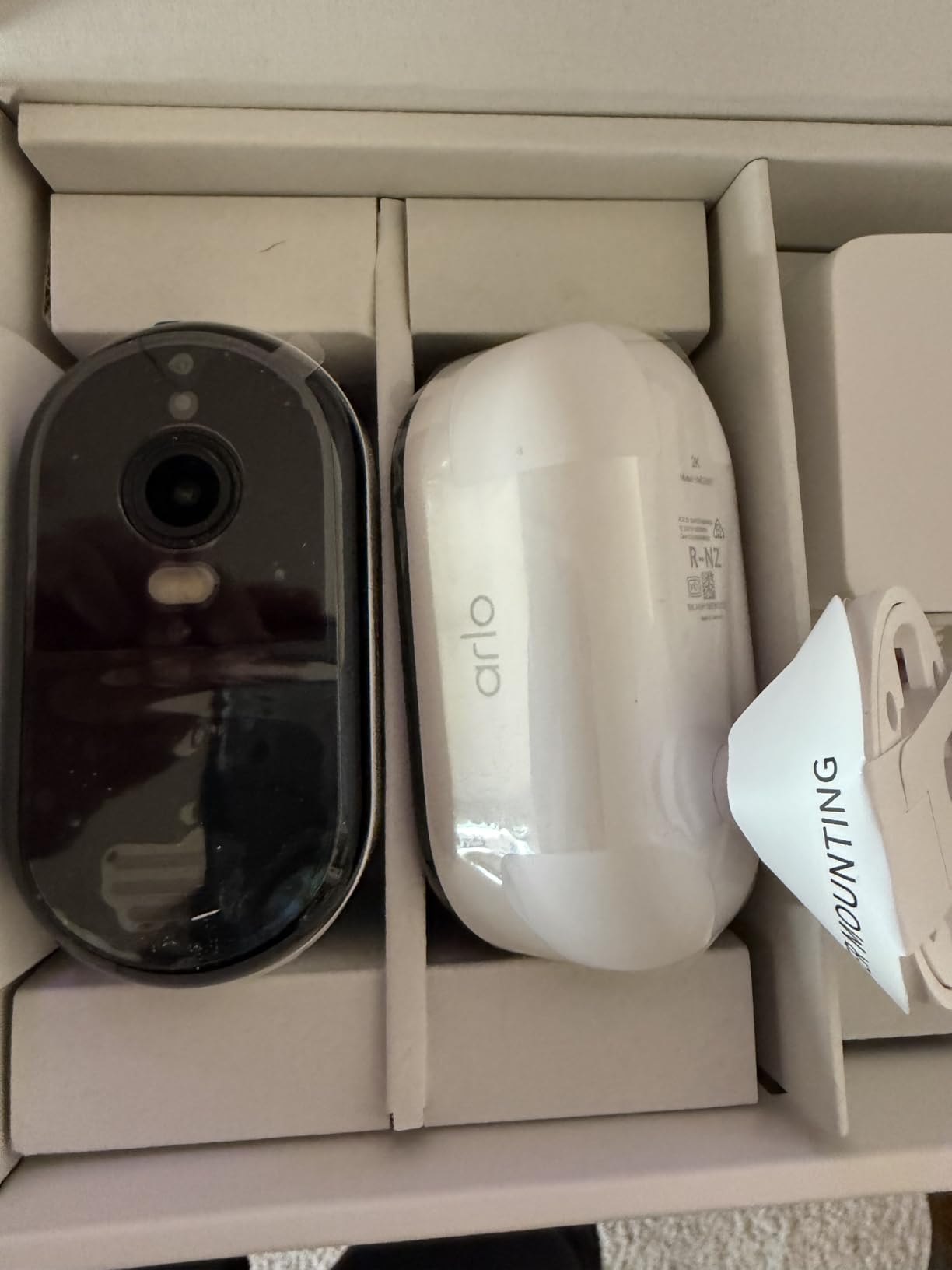 Arlo Essential Plug-in Security Camera 2K (3rd Gen) - 1-Cam | Wired surveillance camera, requires AC outlet; 16 ft cable; Color Night Vision; Intelligent Alerts; 1-mo Secure plan incl. customer photo 1