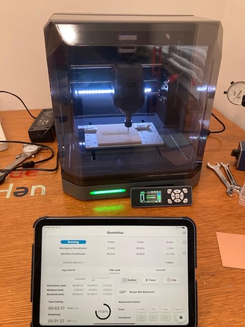 Genmitsu Cubiko Desktop CNC Router Machine with Enclosure for Beginners | Auto Z-Probing, WiFi & App Control for PCB Milling, Wood & Acrylic Woodworking, Polishing, Drawing customer photo 1