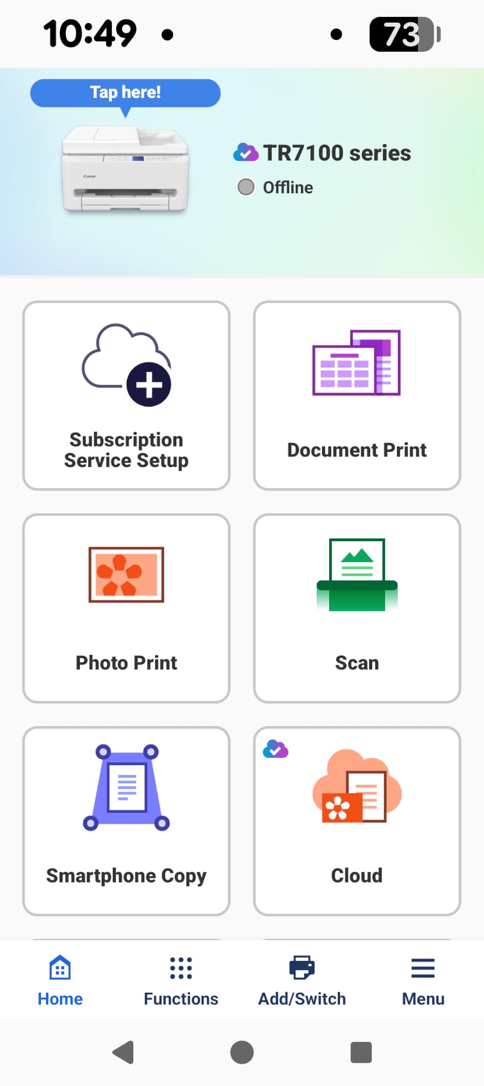 Canon PIXMA TR7120 Wireless Color Inkjet Printer, Duplex Printing, White - Home Printer with Copier/Scanner, Auto Document Feeder, Compact Design, Intuitive Control Panel customer photo 2