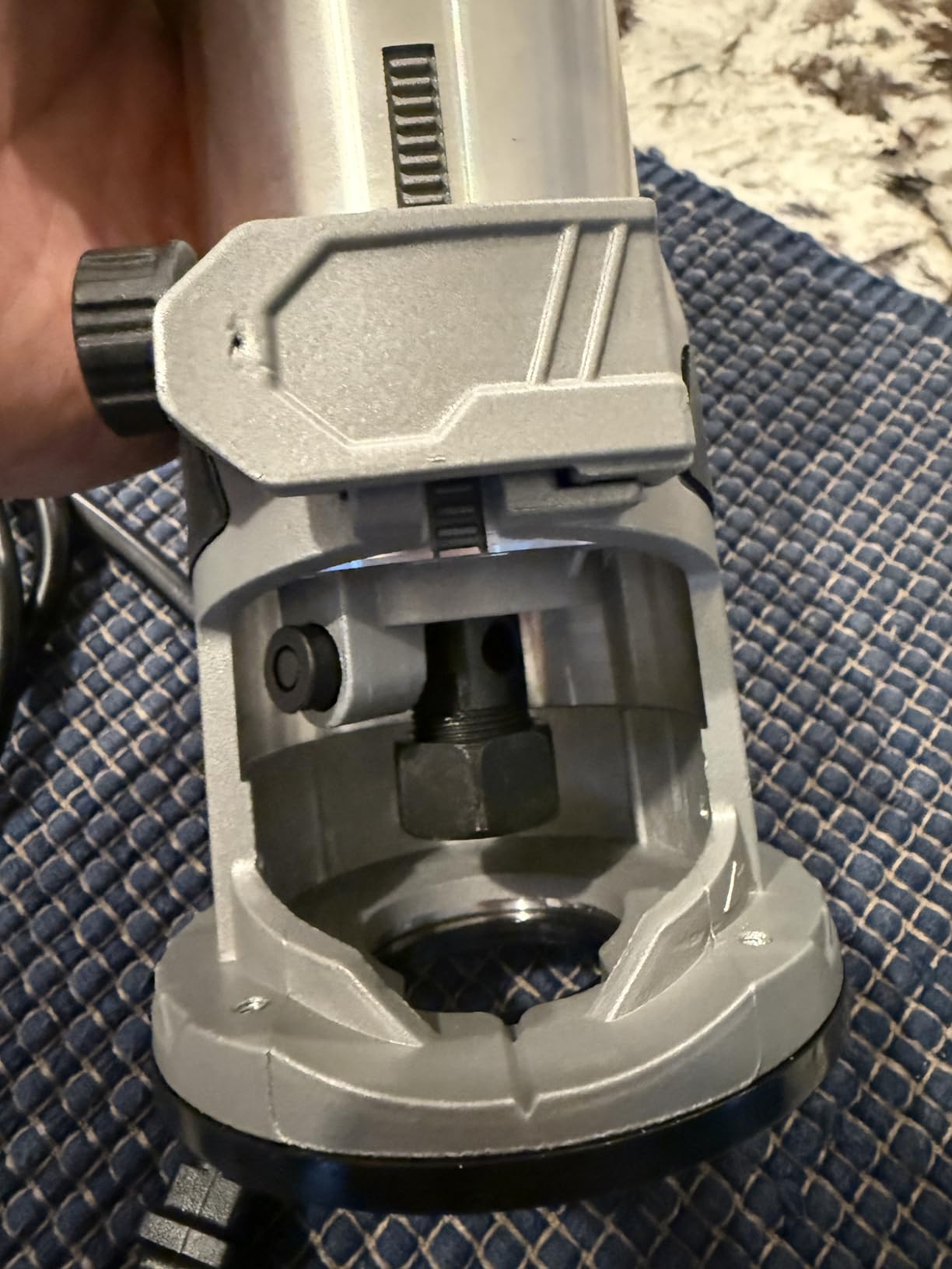 GALAX PRO 6.5 Amp Compact Wood Router with Fixed Base | 1.25 HP Variable-Speed Trim Router 12000-30000RPM, Router Bits, Edge Guide, Roller Guide & Dust Hood customer photo 2
