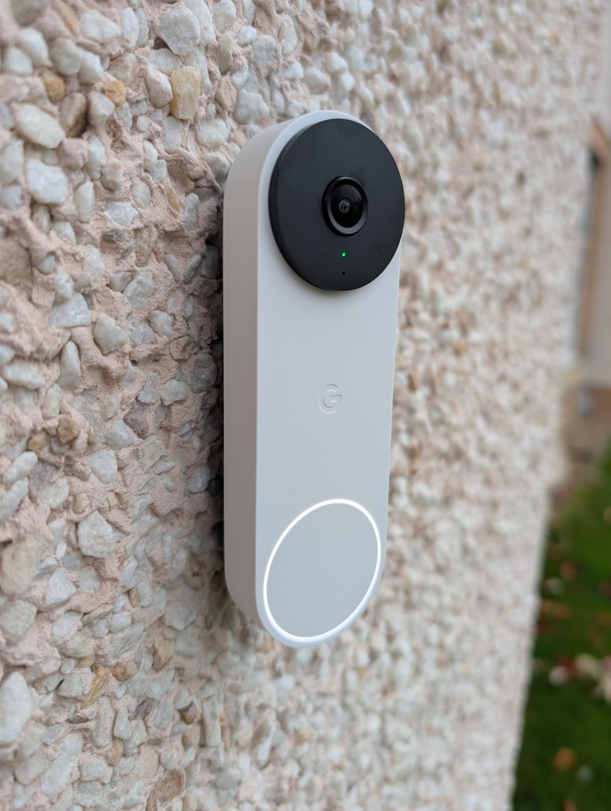 Google Nest Doorbell (Wired, 3rd Gen) - 2K Video, Live View - 2025 - Linen | Video doorbell, 2K HDR, intelligent alerts, color night vision, 2-way audio, works with Google Home & Gemini customer photo 2